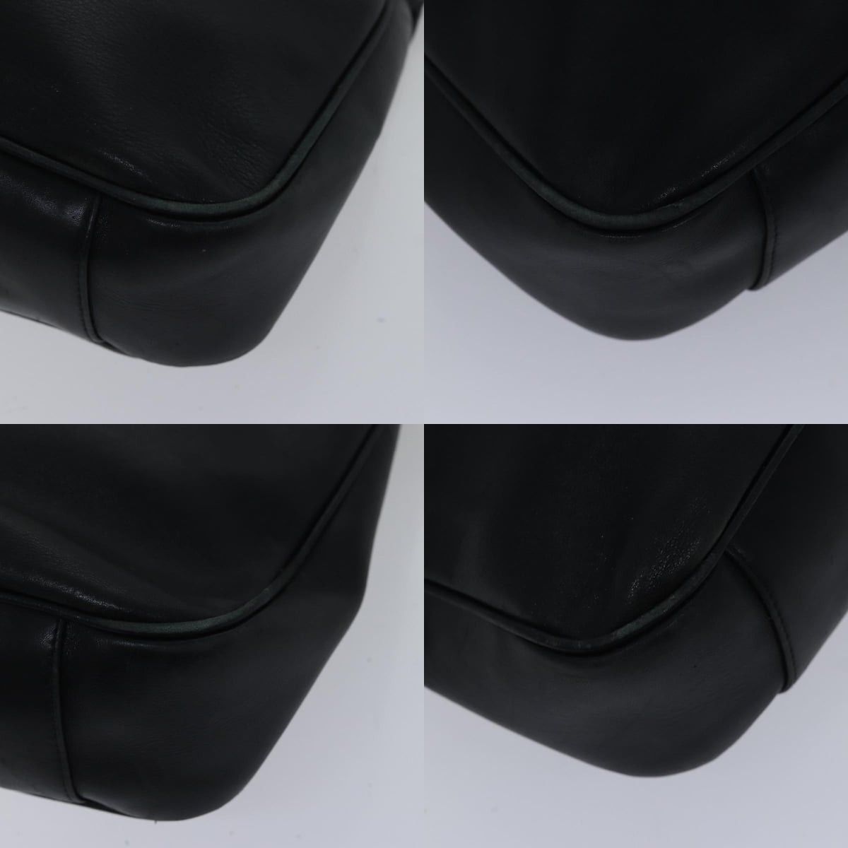 Gucci GUCCI Bamboo Shoulder Bag Leather Black Gold 001 1638 001 Size ONE SIZE - 10 Thumbnail