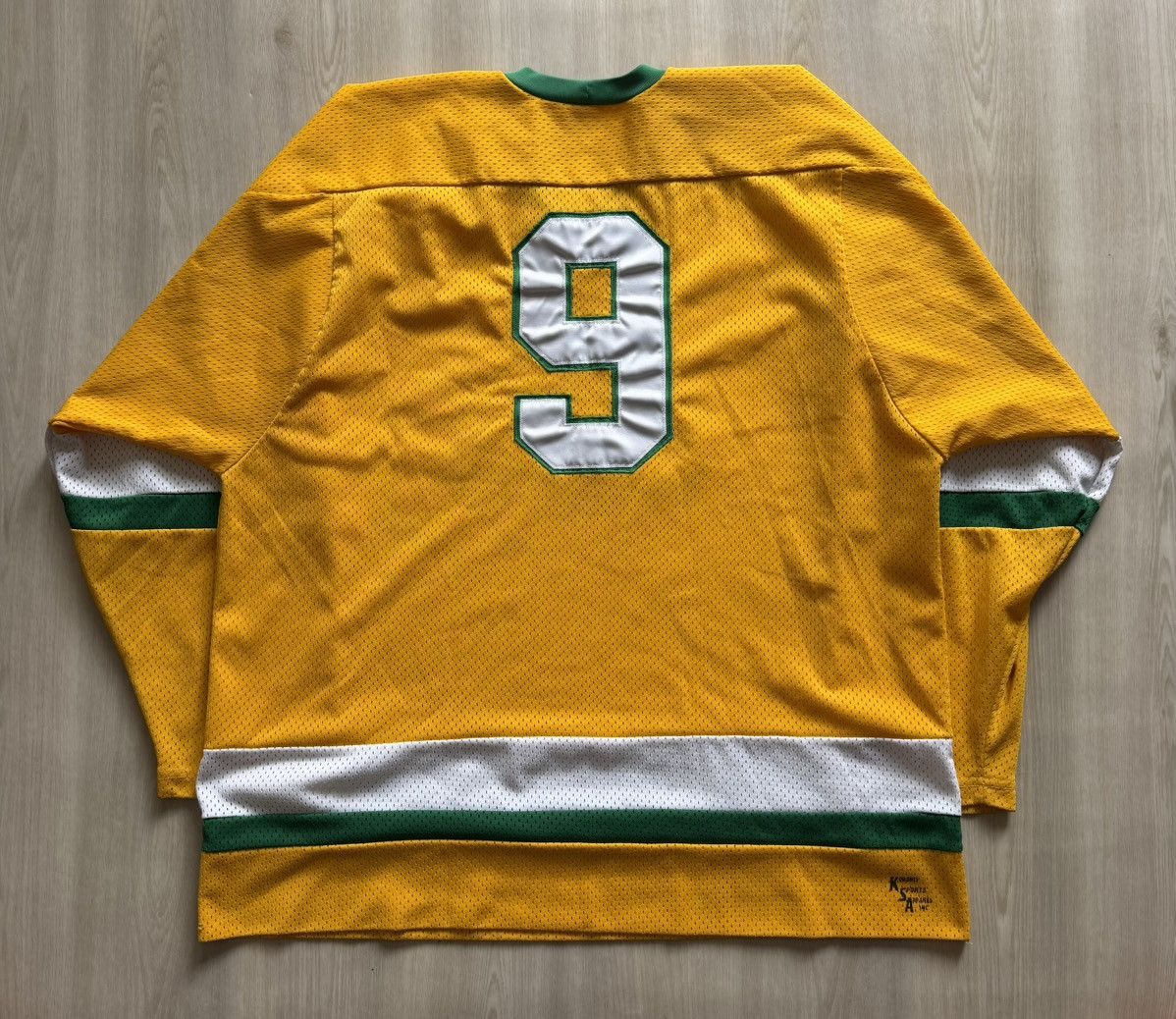 Vintage Rare Vintage 70s California Golden Seals Hockey # 9 Jersey Size US XXL / EU 58 / 5 - 6 Thumbnail