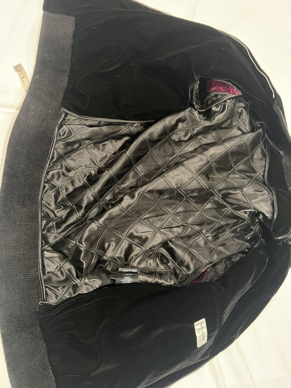 Saint Laurent Paris Saint Laurent quilted velvet jacket. 54/44. $5390 Size US L / EU 52-54 / 3 - 6 Thumbnail