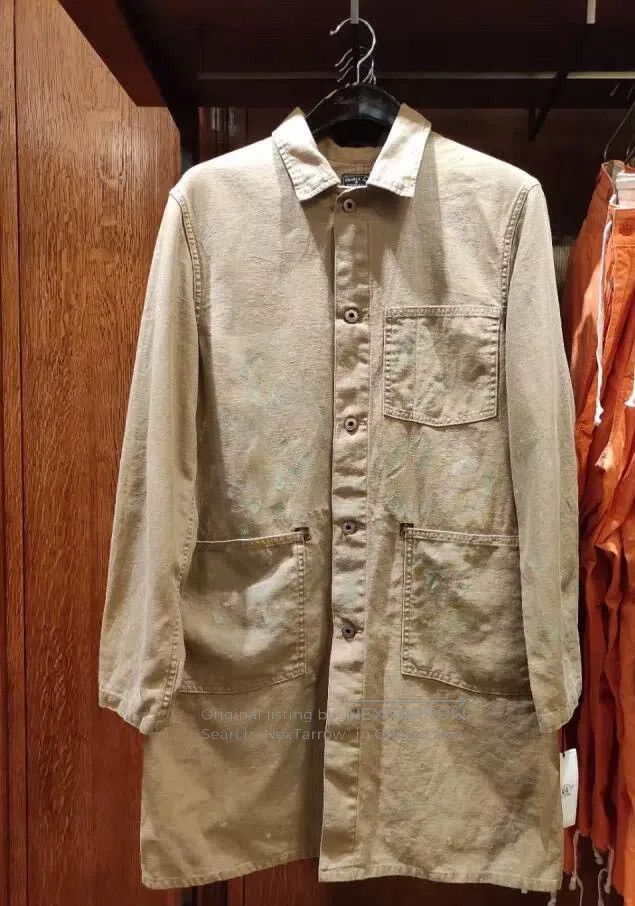 RRL Ralph Lauren RRL Ralph Lauren Cotton and linen painter splashed ink wor Size US M / EU 48-50 / 2 - 2 Thumbnail