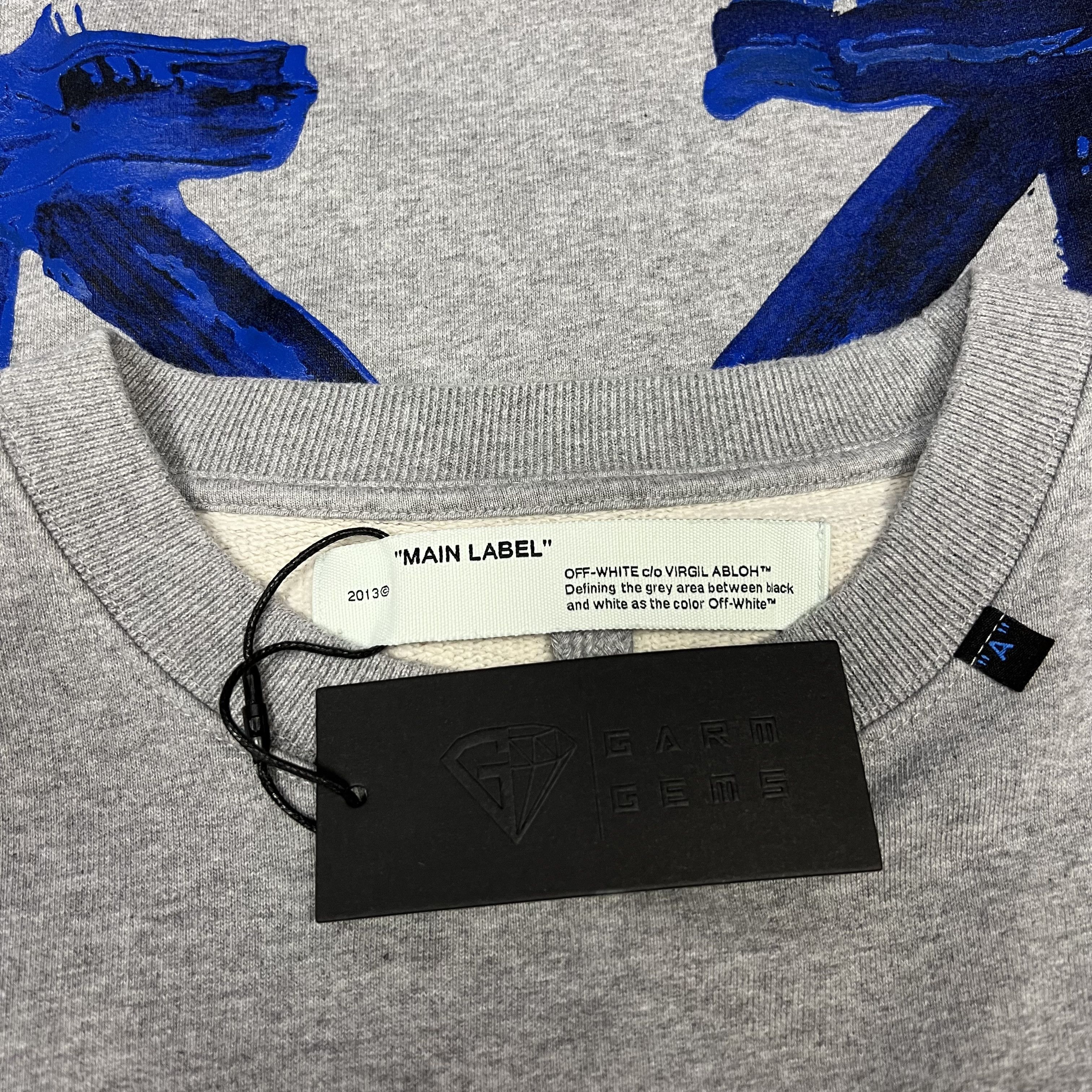 Off-White Off-White Acrylic Diagonal Arrow Sweatshirt Size US L / EU 52-54 / 3 - 5 Thumbnail