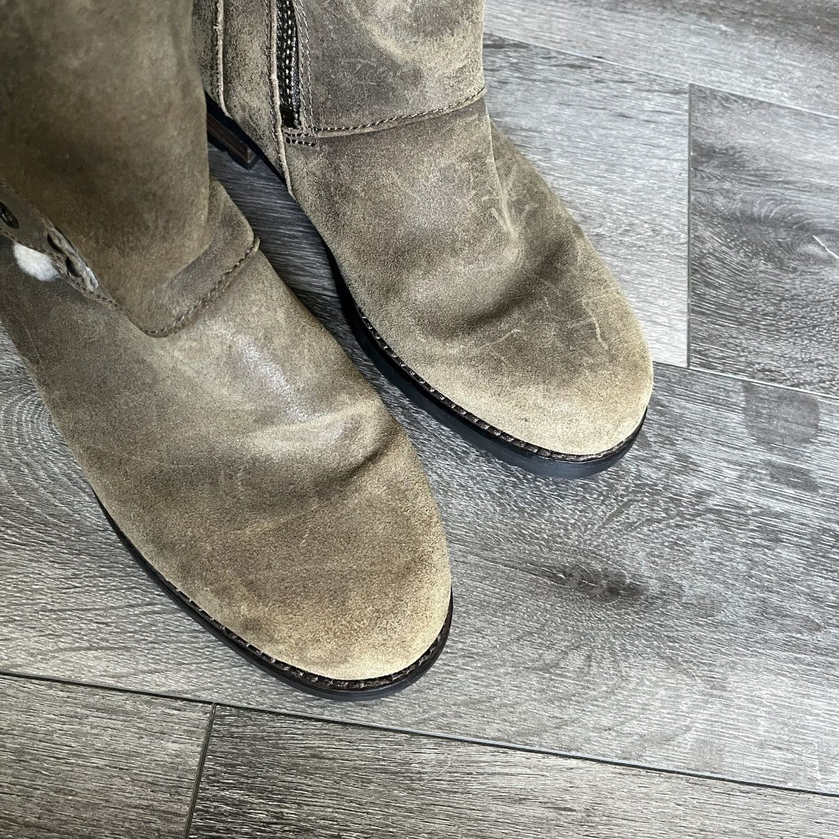 Ugg UGG Niels II Dove Leather Faux Fur Boots Dove Suede Shearli Size US 8.5 / IT 38.5 - 9 Thumbnail
