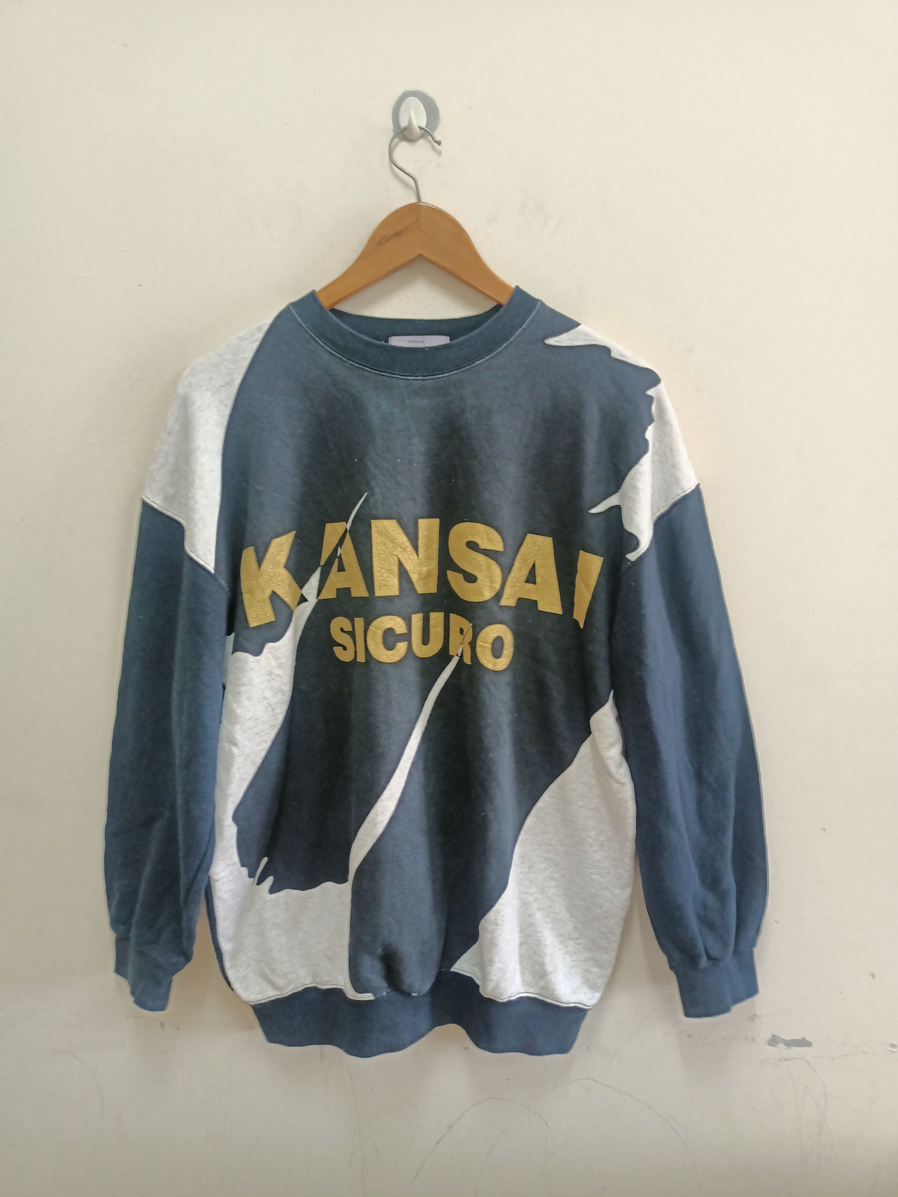 Kansai Yamamoto Kansai Sicuro big logo sweatshirt Size US M / EU 48-50 / 2 - 1 Thumbnail
