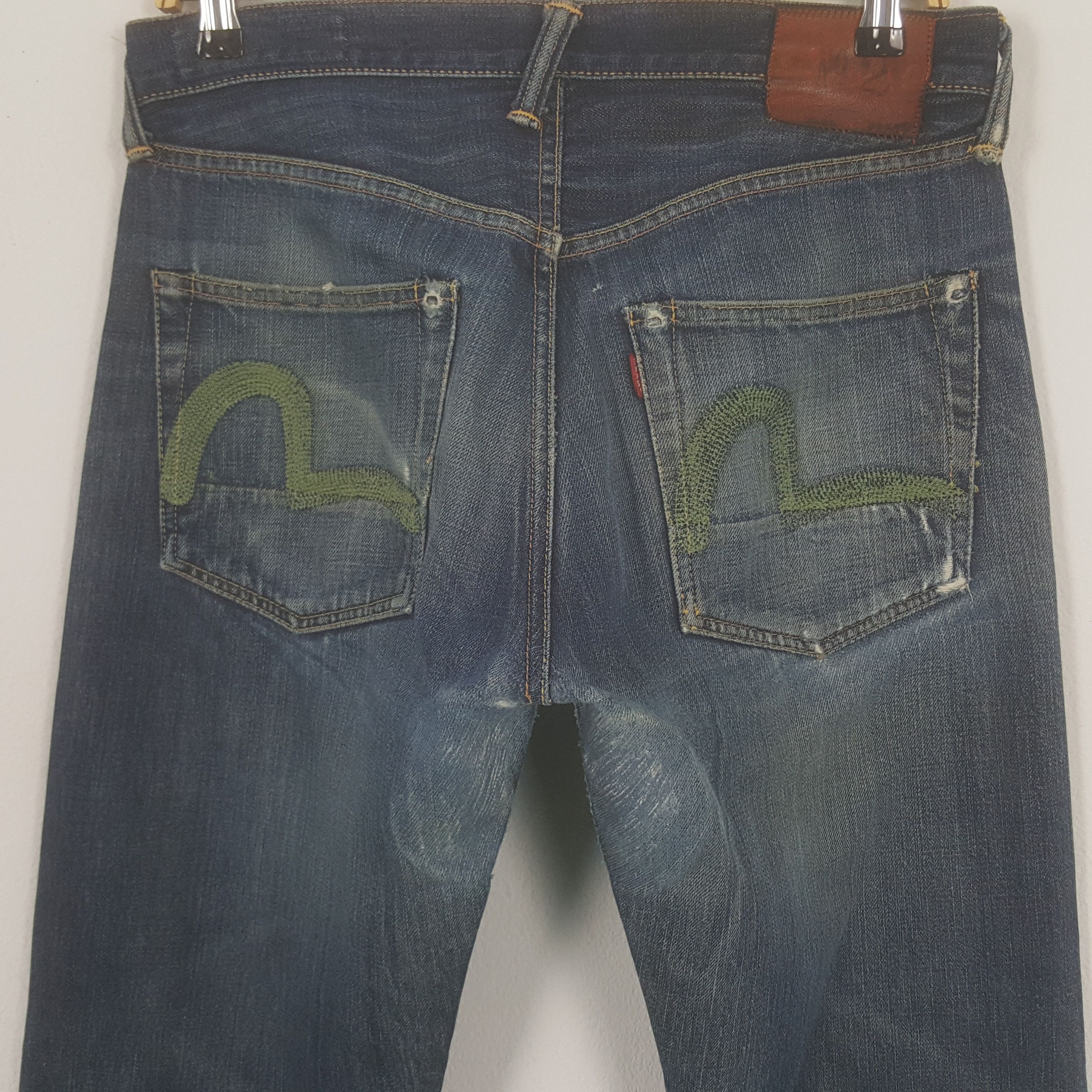 Evisu Vintage Evisu Japan Selvedge Custom Art Daicock Denim Jeans Size US 30 / EU 46 - 5 Thumbnail