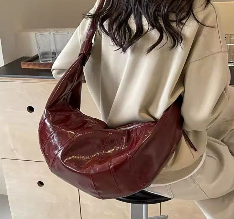 Leather Lightweight Pu Leather Casual Crossbody Bag Size ONE SIZE - 3 Thumbnail