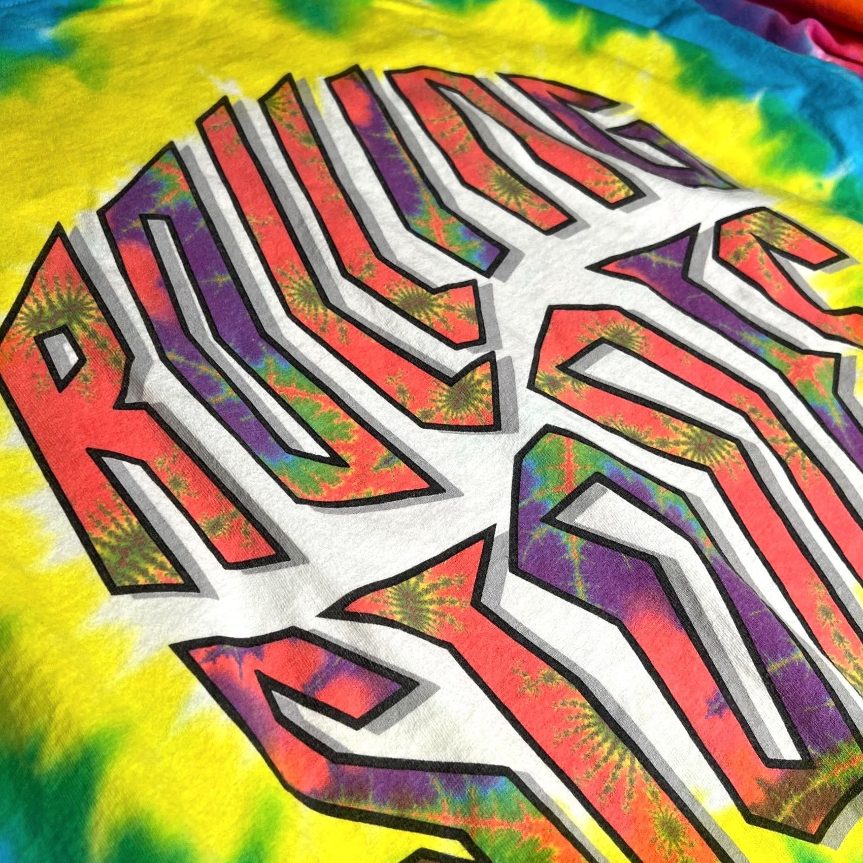 Liquid Blue Vintage 2002 Liquid Blue The Rolling Stones Tie-Dye Band Shirt XL 90s Y2K Size US XL / EU 56 / 4 - 4 Thumbnail