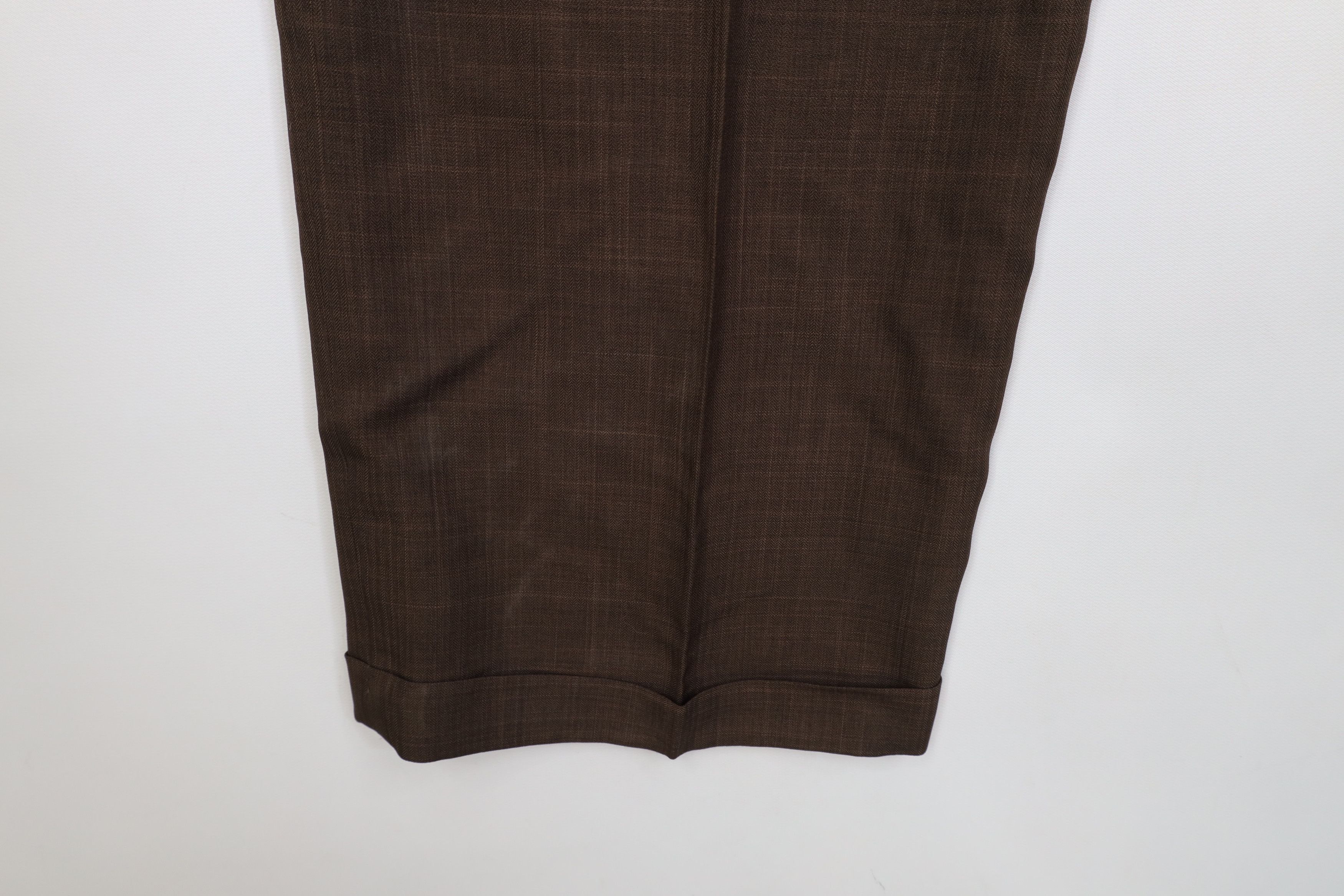 Vintage Vintage 90s Y2K Streetwear Knit Wide Leg Chino Pants Brown Size US 36 / EU 52 - 13 Thumbnail