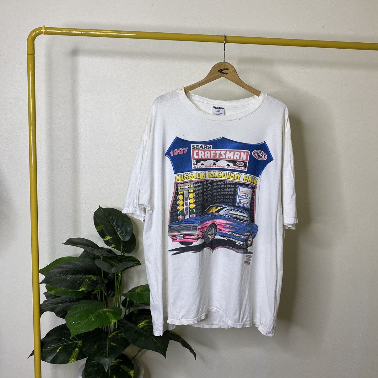 Vintage Vintage 1997 NHRA Sears Craftman ET Racing Finals Size US XXL / EU 58 / 5 - 1 Thumbnail