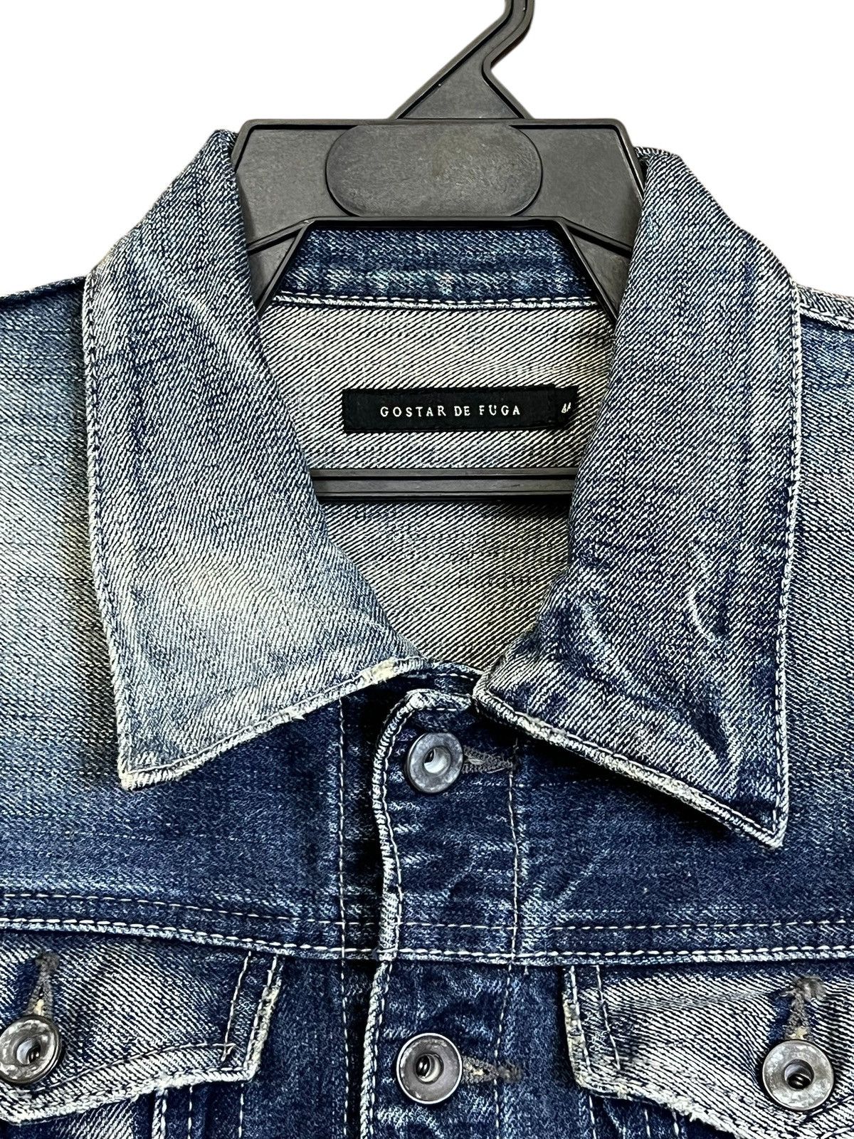 GOSTAR DE FUGA Archival japanese GOSTAR DE FUGA dirt trucker denim jacket Size US XS / EU 42 / 0 - 7 Thumbnail