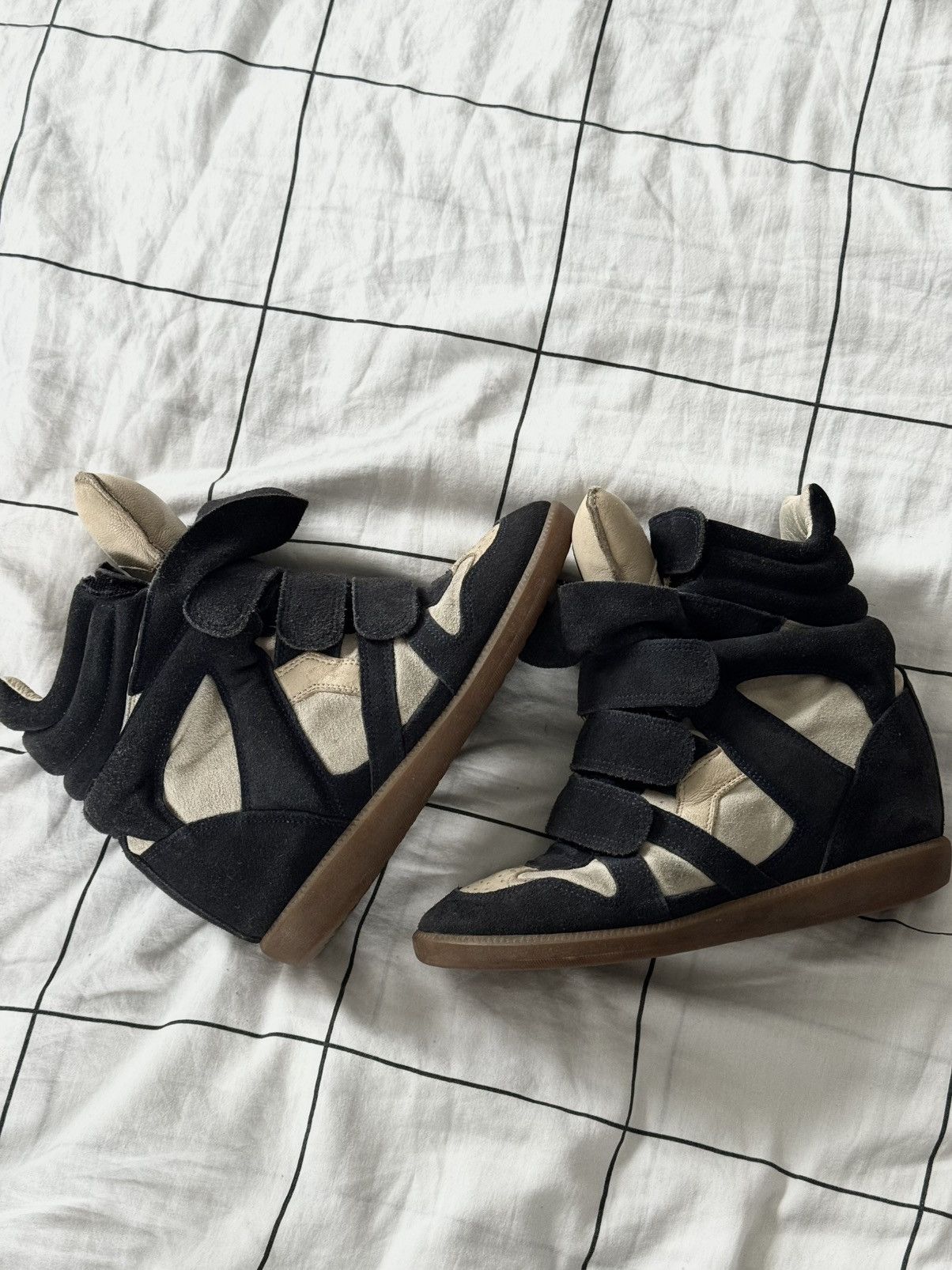 Isabel Marant Isabel Marant Bekett sneakers shoes beige Suede Wedge Size US 6 / IT 36 - 15 Thumbnail