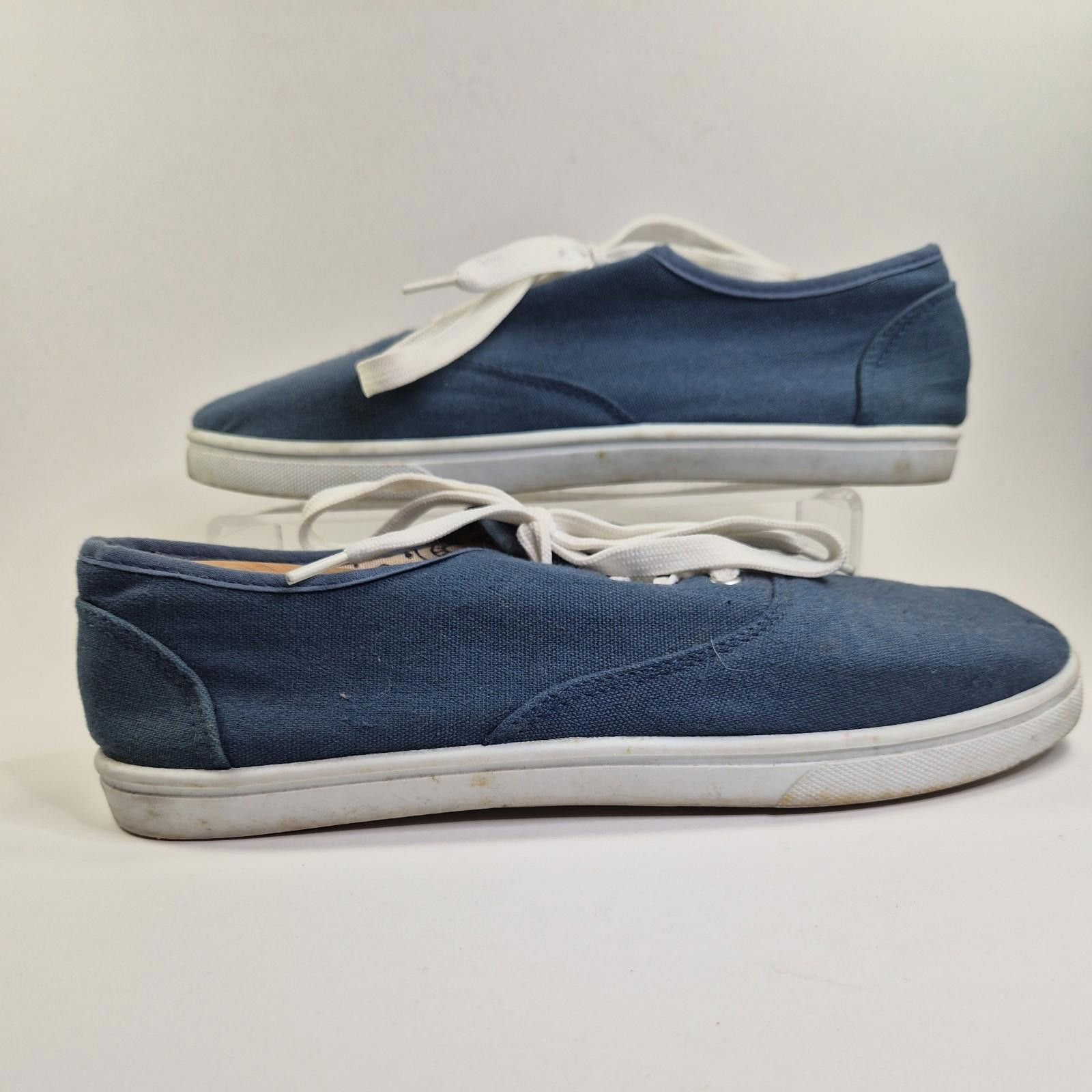 Other Chic Vtg 90s Women's Denim Jean Sz 8 Lace Up Sneakers Shoes Size US 8 / IT 38 - 4 Thumbnail