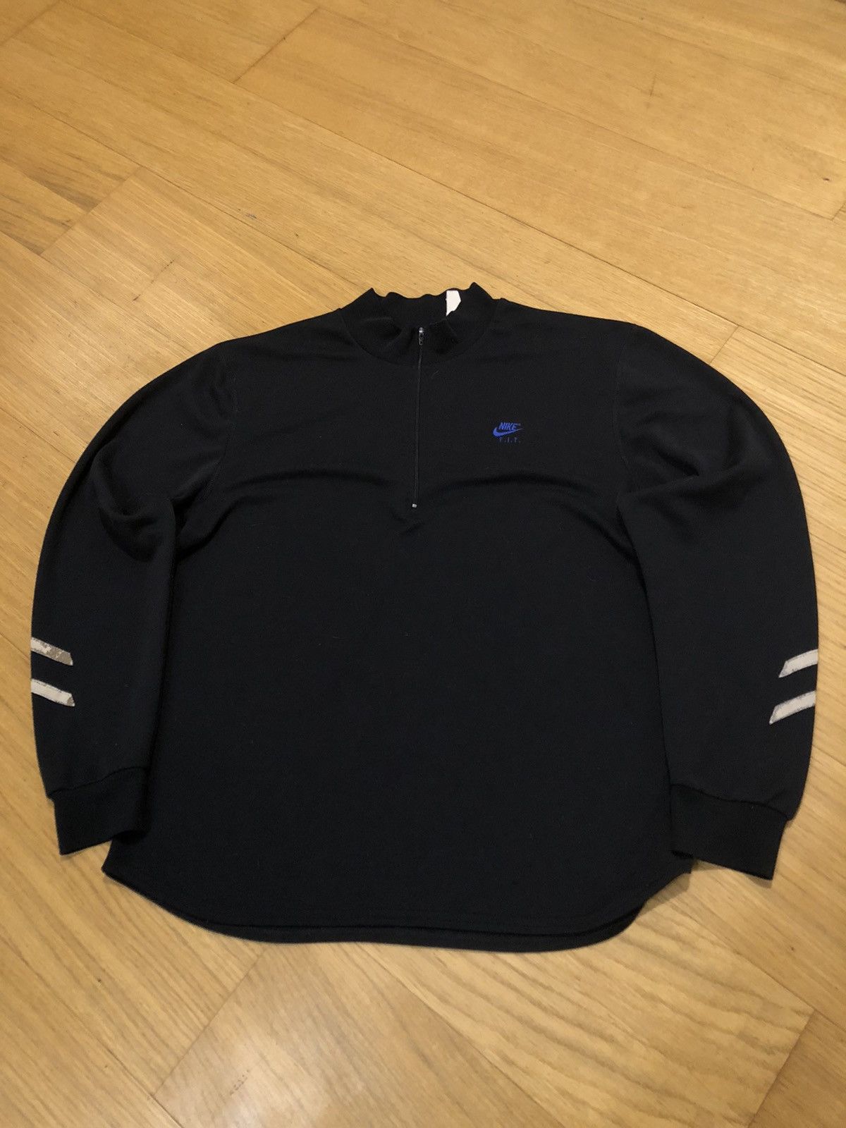 Nike × Vintage Vintage Nike 90s Dri Fit Made in USA Longsleeve(XL) Size US XL / EU 56 / 4 - 1 Thumbnail