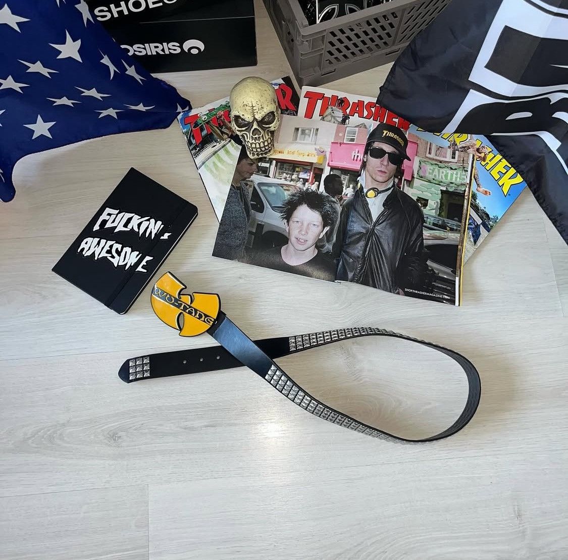 Wu-Tang Clan Wu-Tang Clan Belt Streetwear Hip Hop Vintage y2k Style Size ONE SIZE - 2 Thumbnail