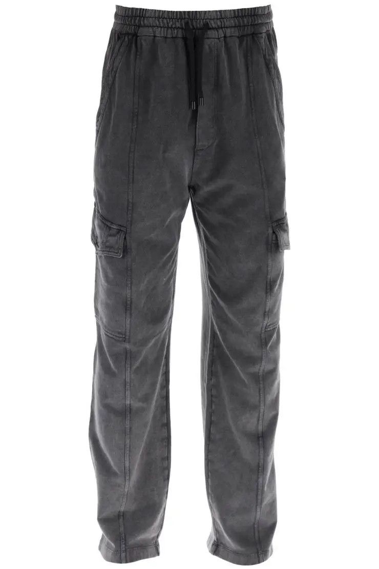o1s22i1n0324 Cargo Sweatpants in Black/Grey