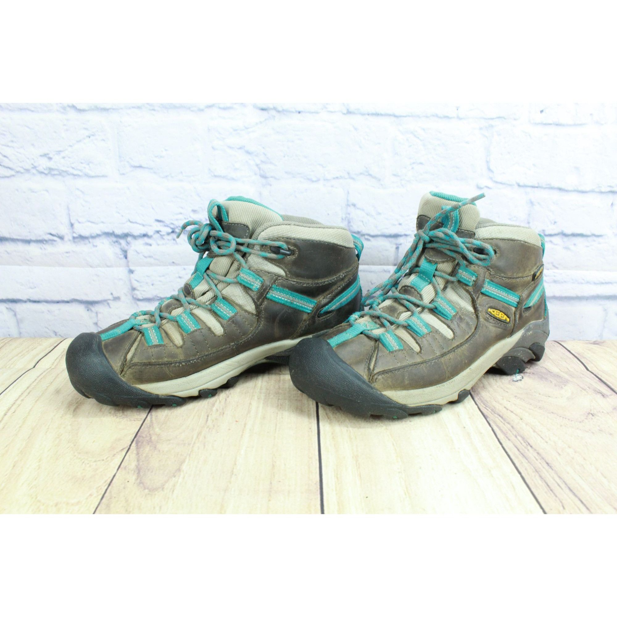 KEEN Keen Targhee II Women's Leather Dry Waterproof Hiking Boots Size US 8.5 / IT 38.5 - 2 Thumbnail