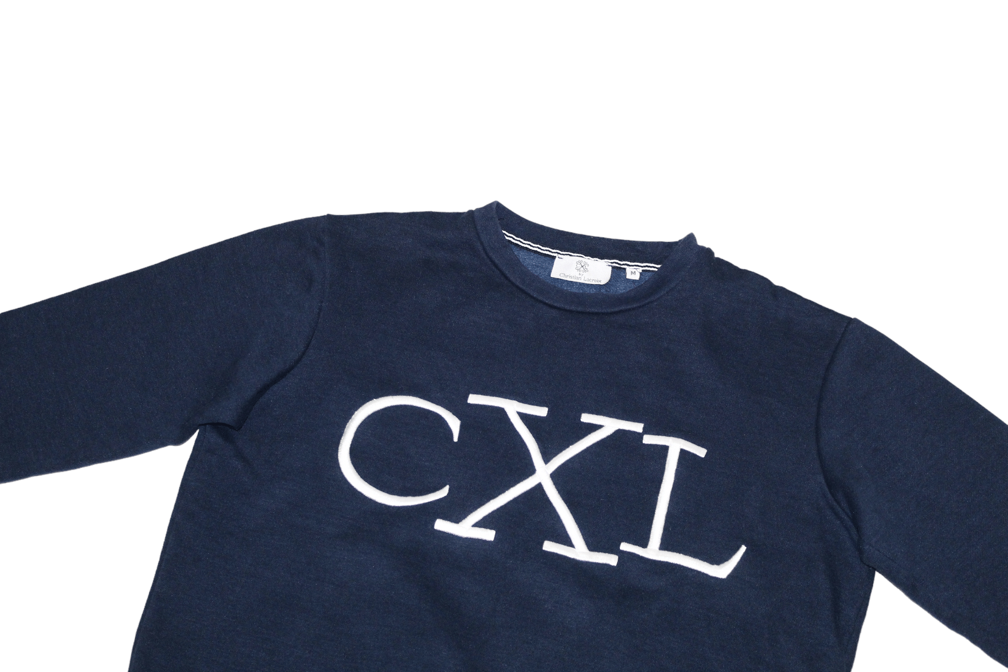 Christian Lacroix CXL by Christian Lacroix big logo embroidery crew sweatshirt Size US S / EU 44-46 / 1 - 3 Thumbnail