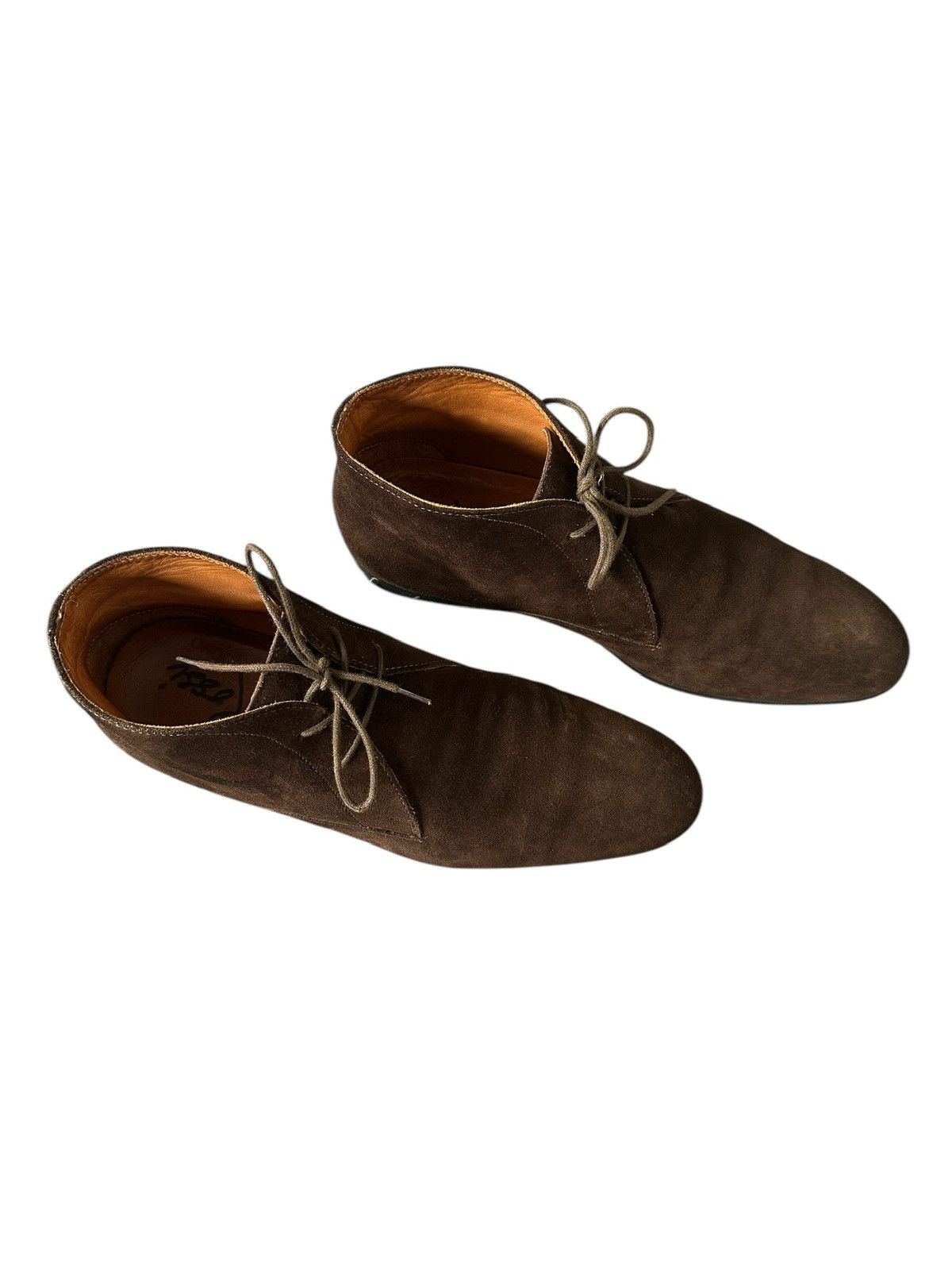Japanese Brand 🔥Grail🔥 00’s Stefano Rossi Oumo suede chukka brown shoes Size US 9 / EU 42 - 6 Thumbnail