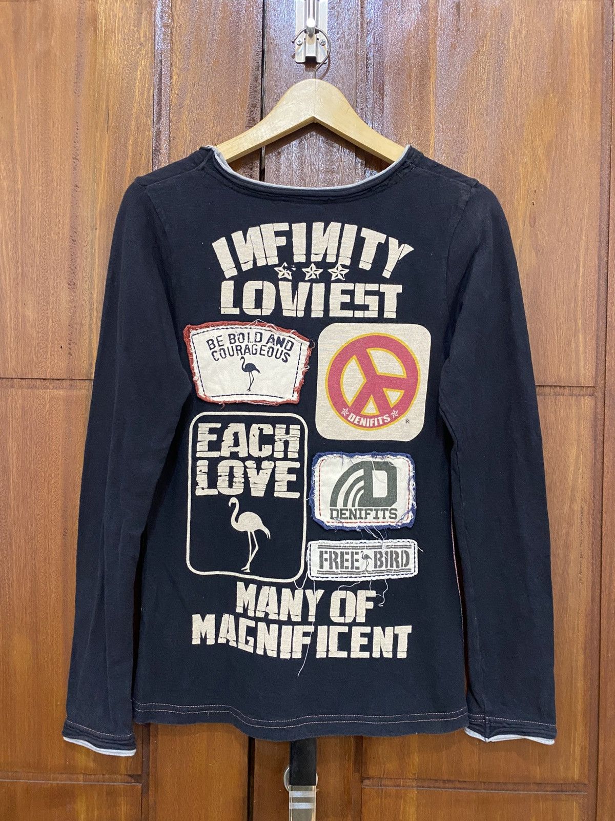 Yasuyuki Ishii Japanese Infinity Loviest Poem Longsleeve Kmrii Fuga Size US S / EU 44-46 / 1 - 3 Thumbnail