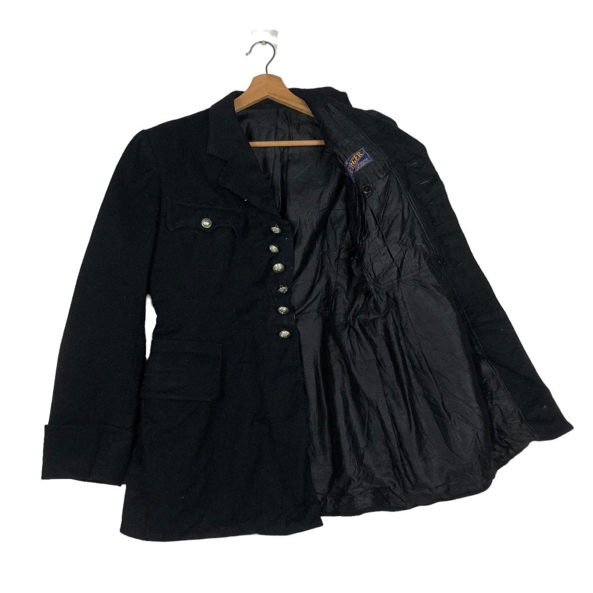 Vintage 🔥TRUE VINTAGE 60’s WOOL BUTTON JACKET MILITARY WEAR ARMY Size US M / EU 48-50 / 2 - 13 Thumbnail