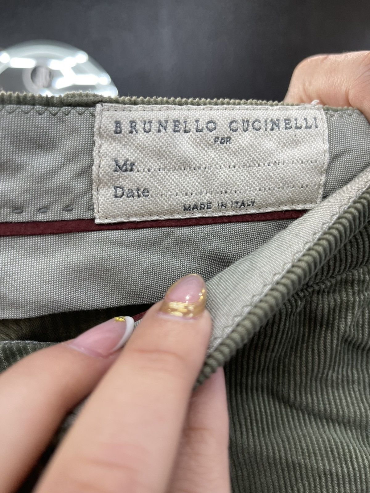 Brunello Cucinelli Brunello Cucinelli green corduroy pants Size US 44 / EU 60 - 4 Thumbnail