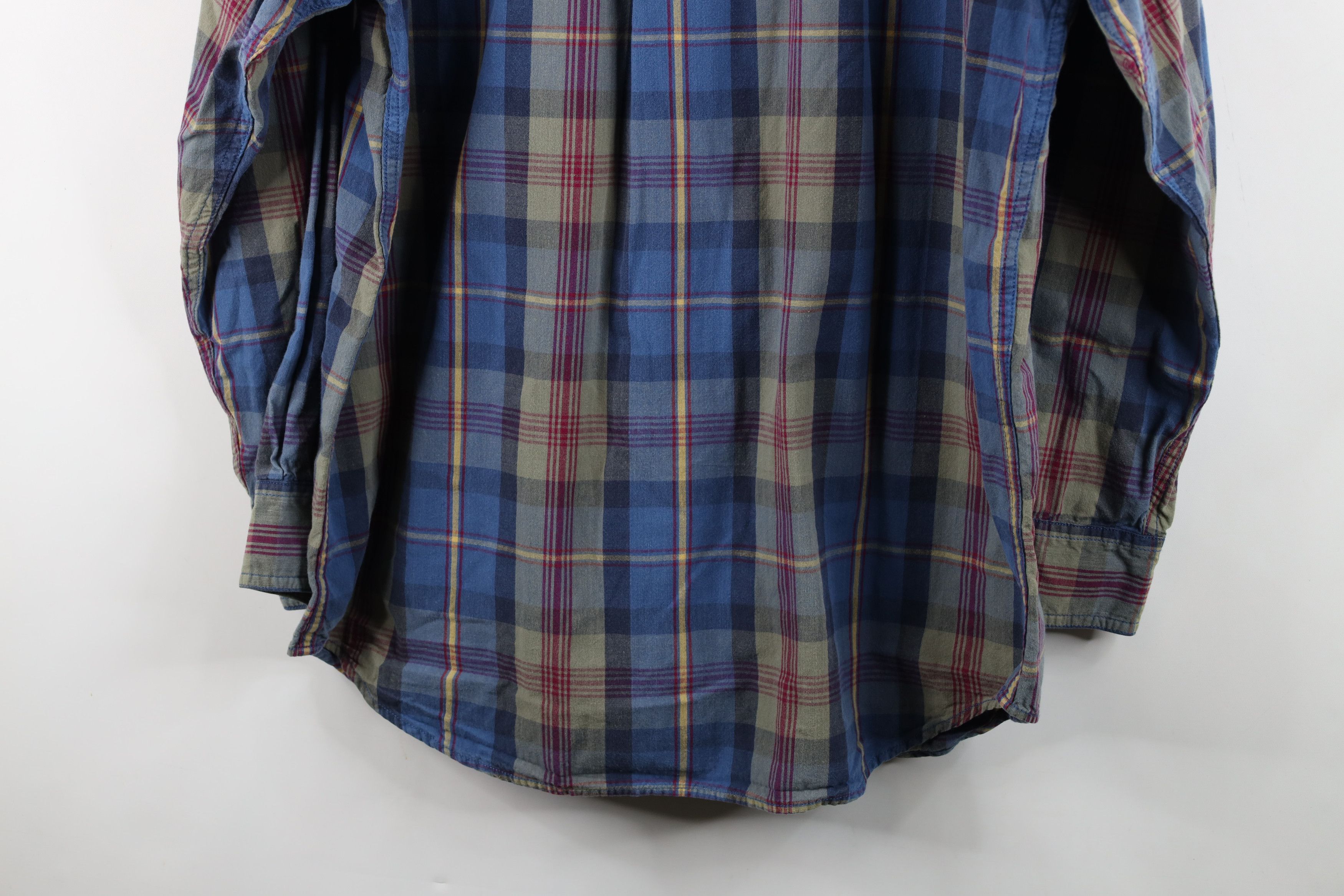 Vintage Vintage 90s Streetwear Collar Collared Button Down Shirt Size US L / EU 52-54 / 3 - 13 Thumbnail