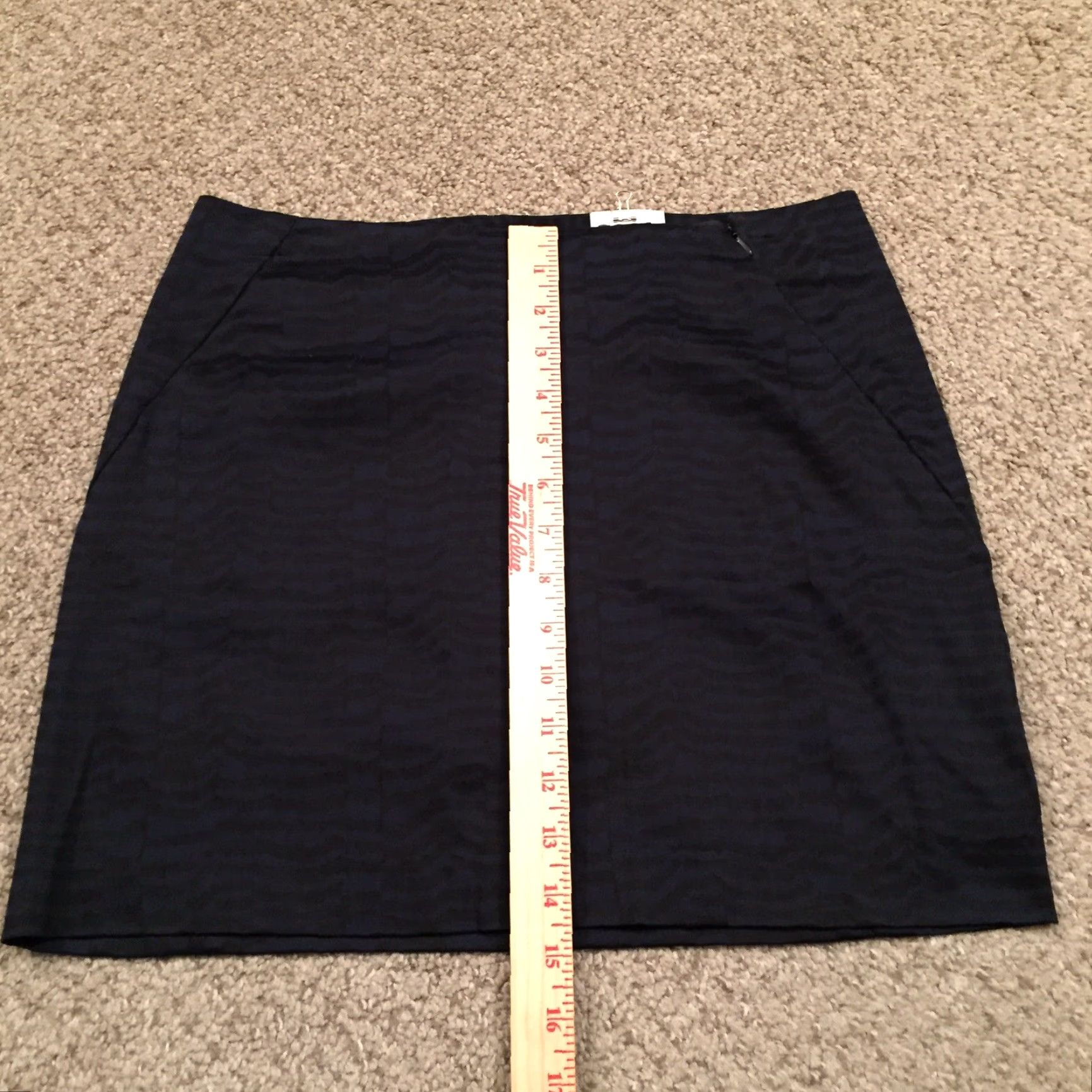 Gap Gap Skirt Women Short Pencil Animal Print Pockets Black Cotton Blend 0 Size 25" / US 0 / IT 36 - 4 Thumbnail