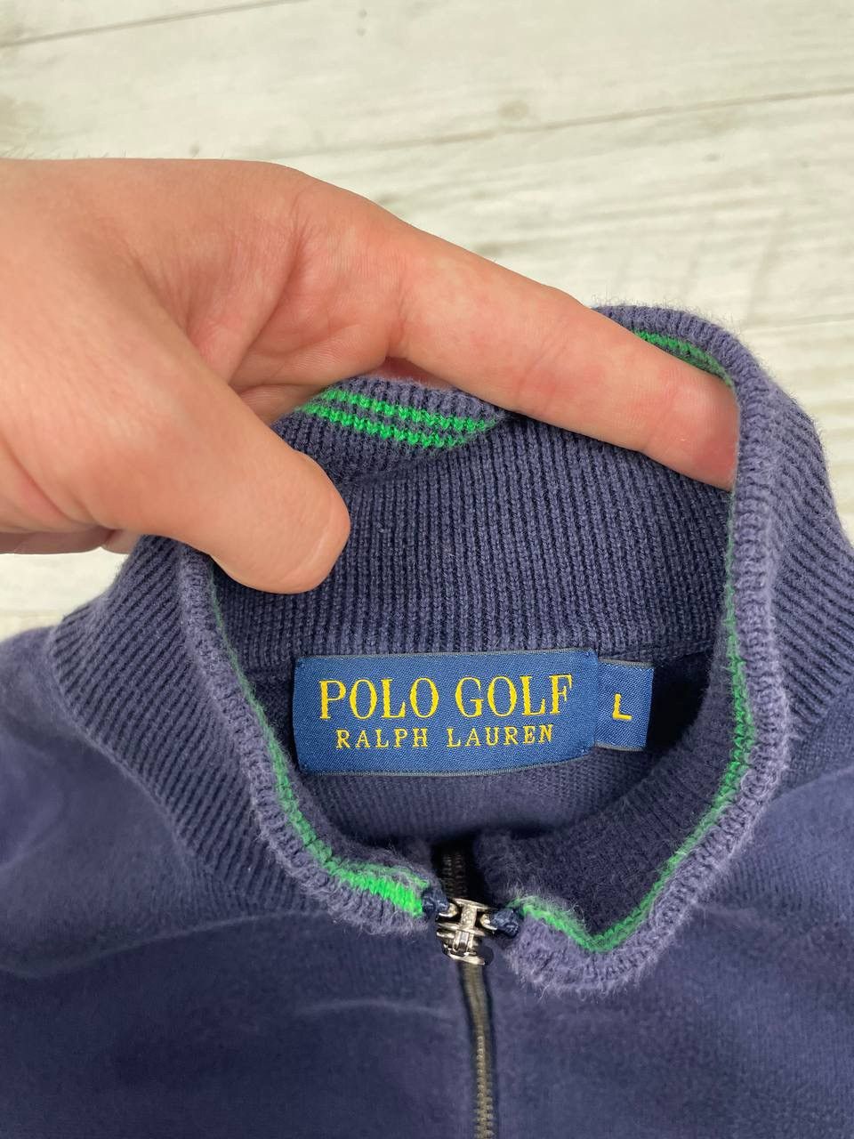 Polo Ralph Lauren Vintage Polo Golf Ralph Lauren Sweatshirt Half Zip Size US L / EU 52-54 / 3 - 8 Thumbnail