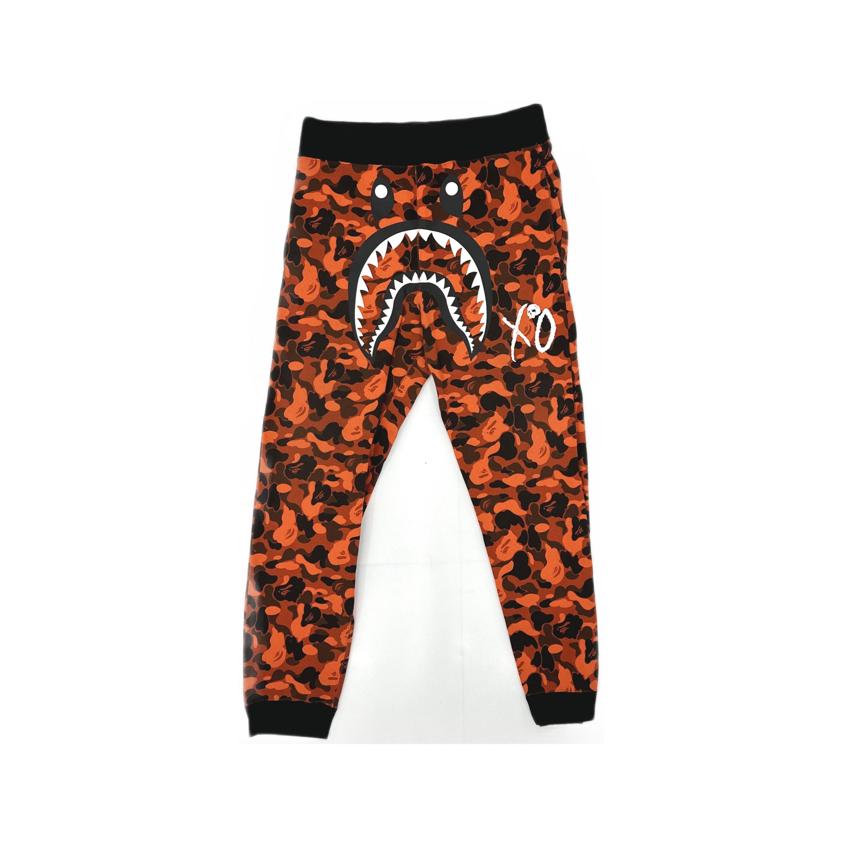 Bape A Bathing Ape x XO Camo Shark Sweatpants L Size US 34 / EU 50 - 1 Thumbnail