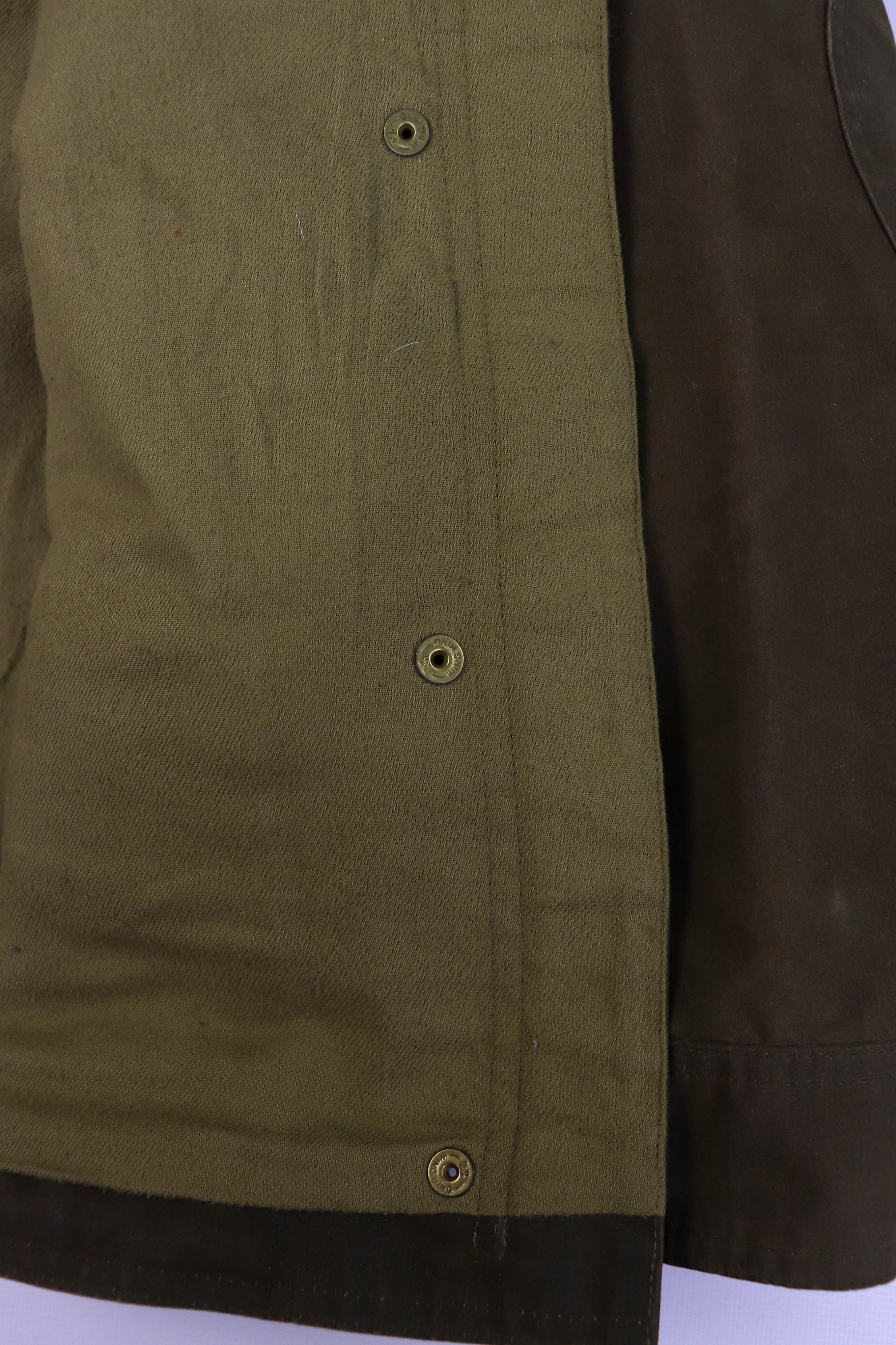 Levi's Women's Levi's Olive Green Waxed Belted Jacket Size M / US 6-8 / IT 42-44 - 16 Thumbnail