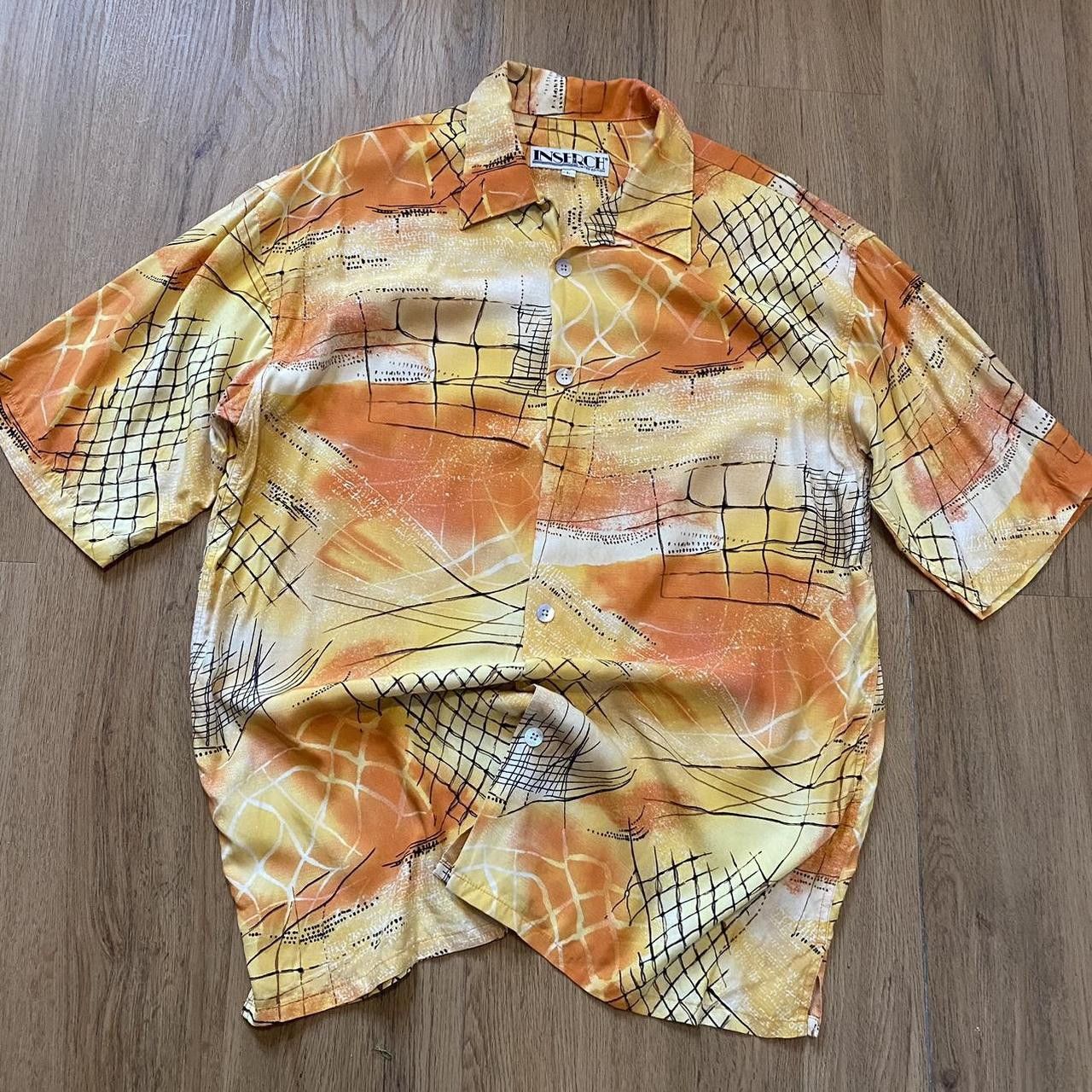 Other Orange and yellow short sleeve button up shirt Size US L / EU 52-54 / 3 - 1 Thumbnail