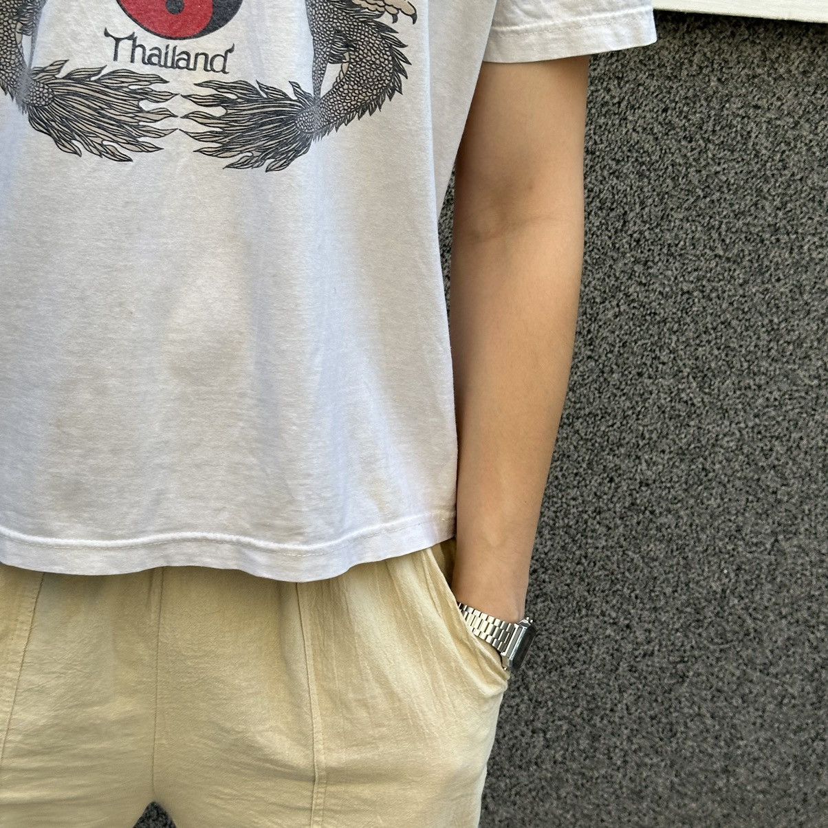 Japanese Brand × Vintage Vintage Japanese Style Thailand T-shirts Big Logo Y2K 00s Size US L / EU 52-54 / 3 - 5 Thumbnail