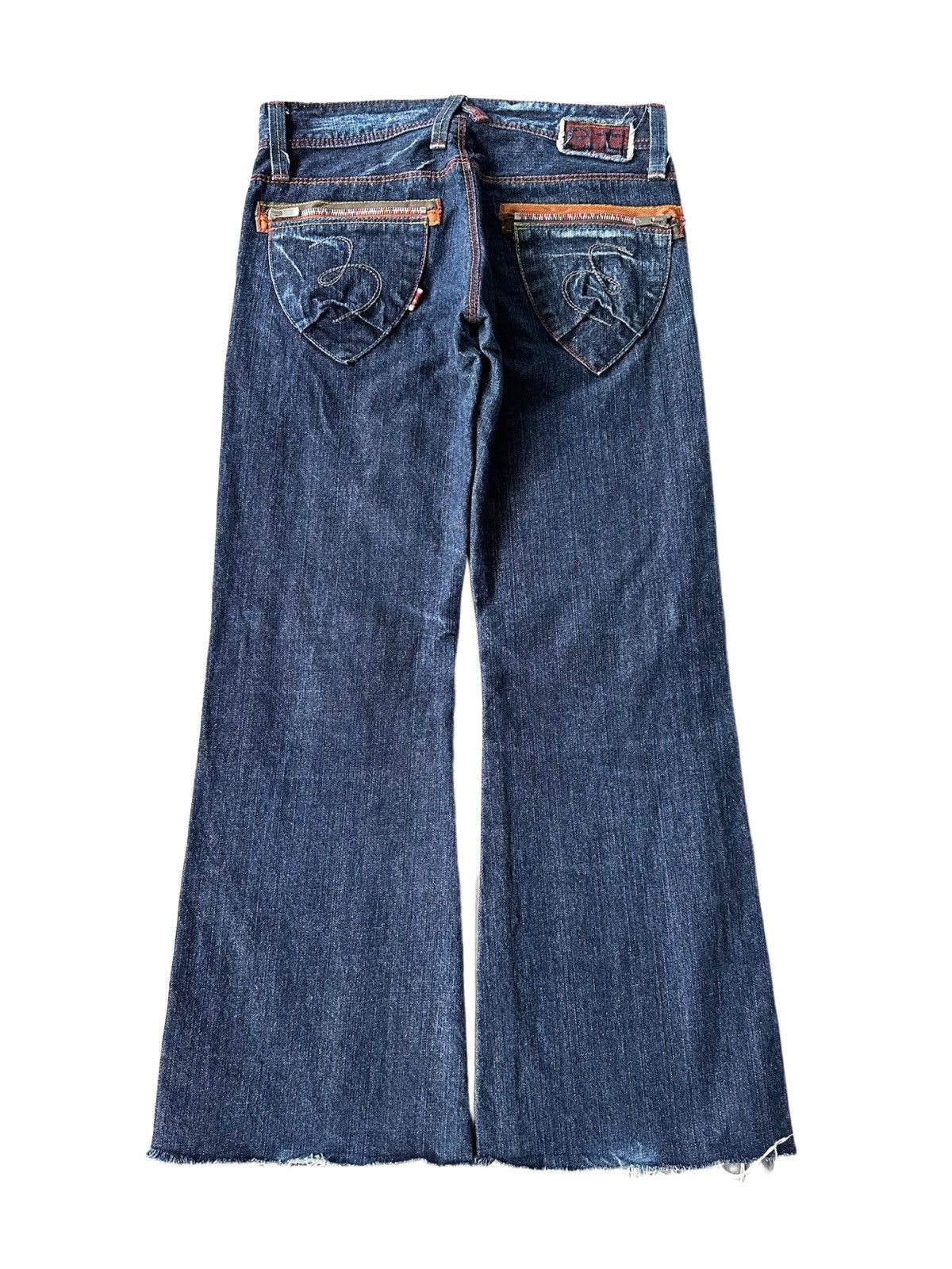 If Six Was Nine × Japanese Brand Vintage Blue Way ET Boite Punk Wide Leg Jeans Size US 30 / EU 46 - 7 Thumbnail
