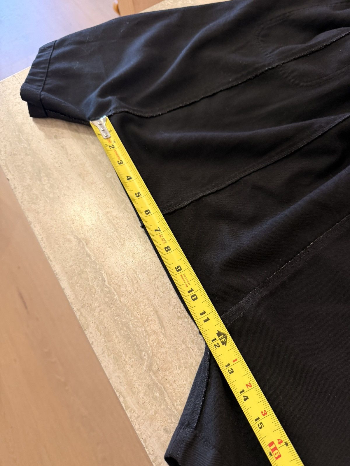 Comme des Garcons Comme Des Garçons Drop Crotch Wool Black Shorts Size S Size US 31 - 12 Thumbnail