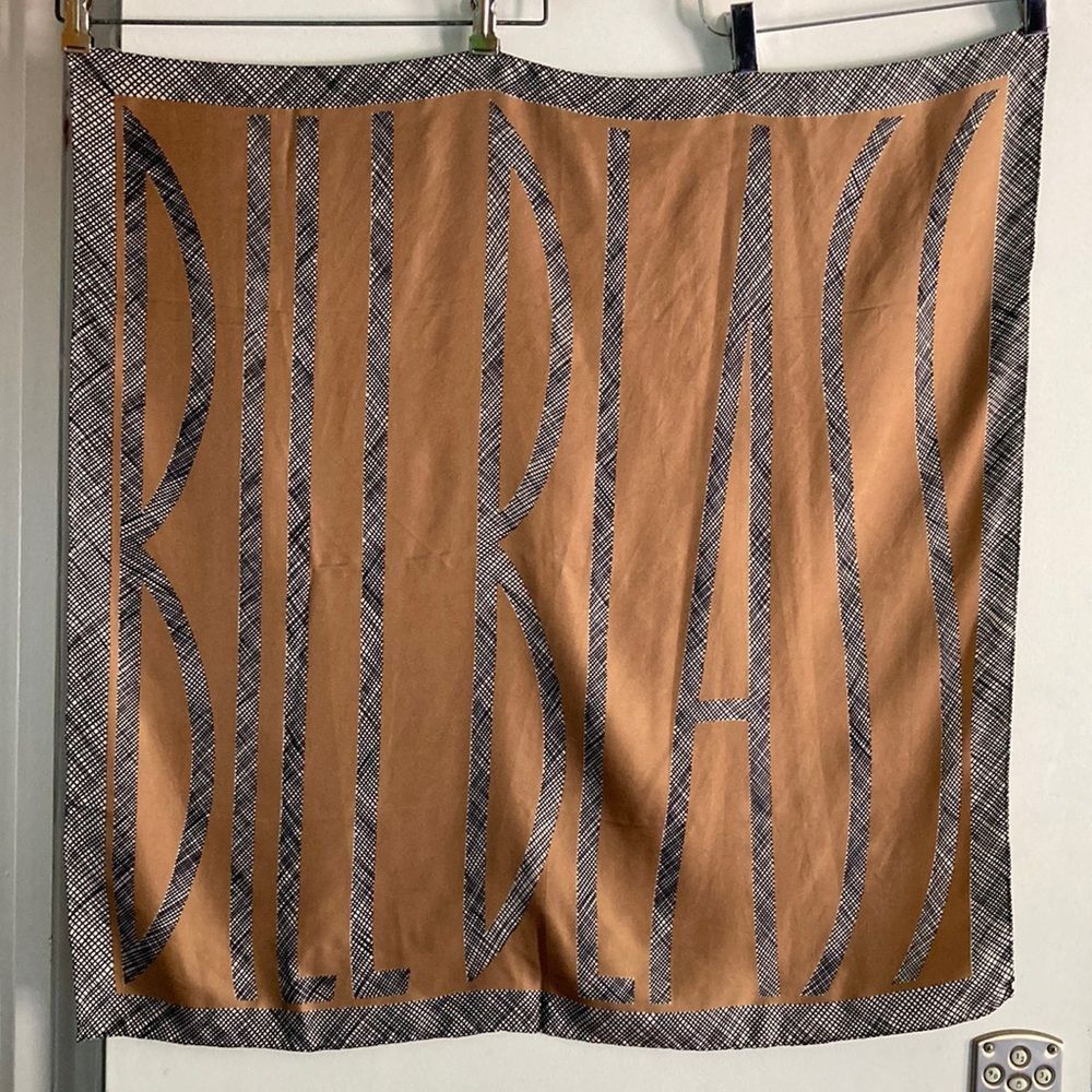 Bill Blass Bill Blass Signature Vintage Silk Scart Size ONE SIZE - 1 Thumbnail