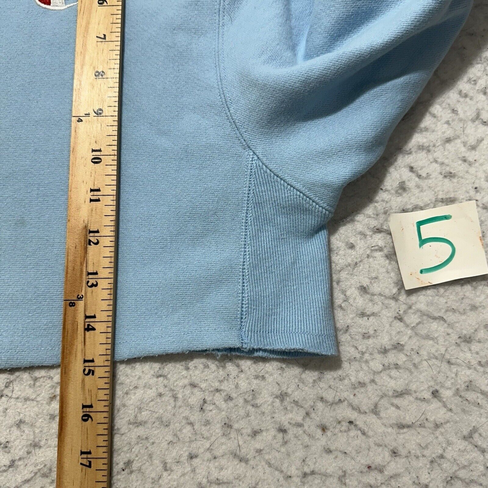 Champion Champion Reverse Weave XS Cropped Hoodie Blue Sweatshirt Size XS / US 0-2 / IT 36-38 - 11 Thumbnail