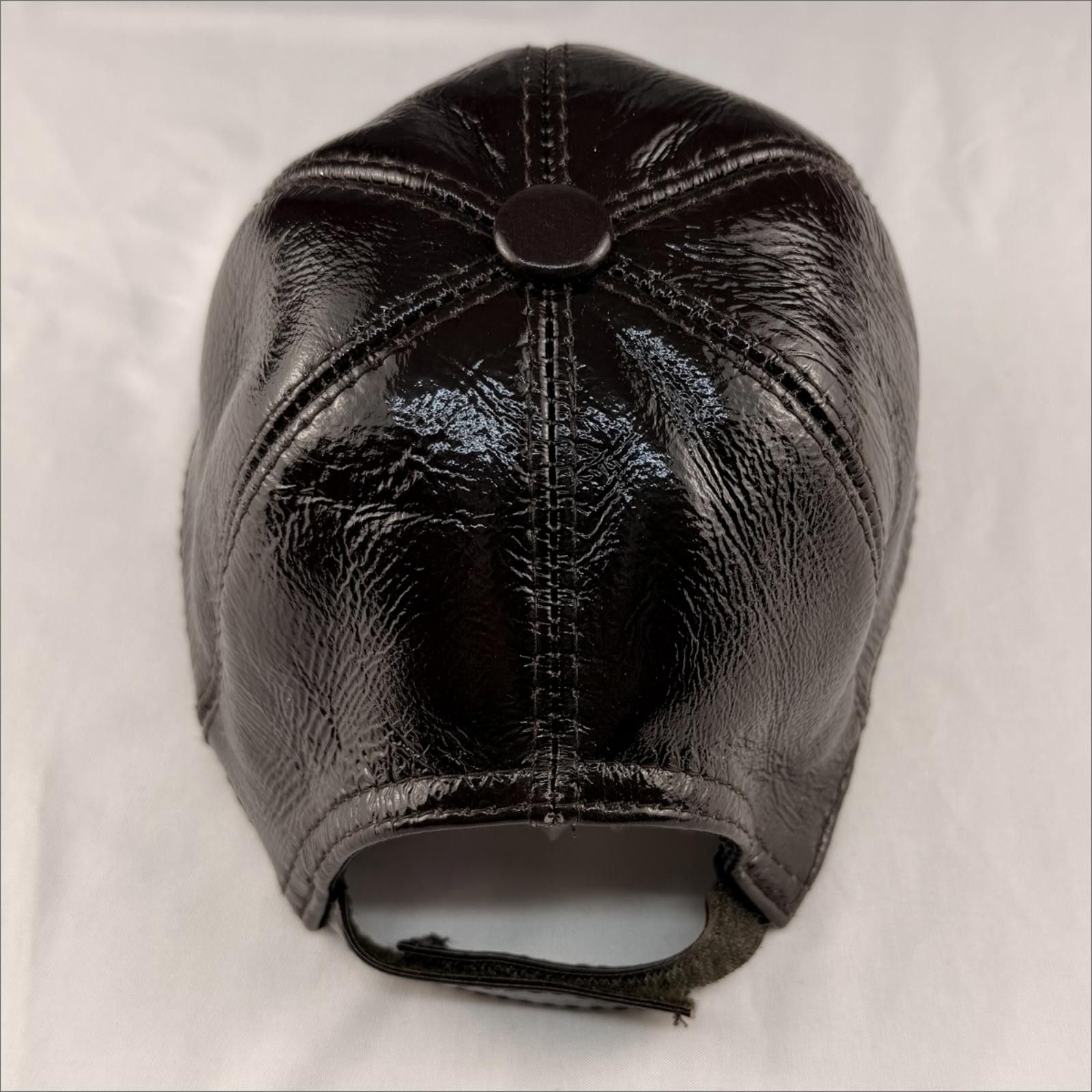 Other NEW Dark Brown Leather Baseball Cap - Premium Hat 081 Size ONE SIZE - 5 Thumbnail