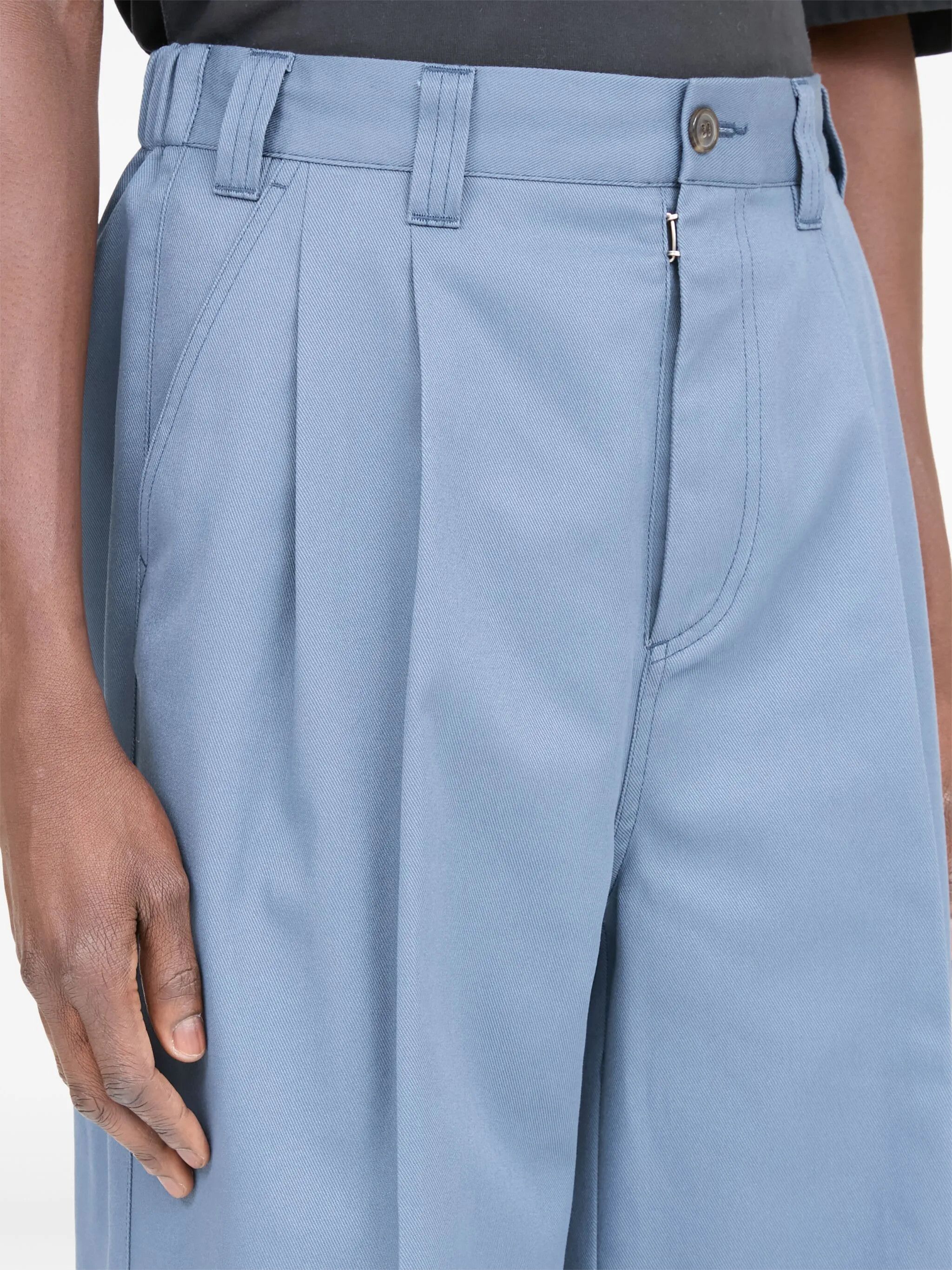 Maison Margiela o1w1db11225 Skater Chino Trousers in Blue Size US 32 / EU 48 - 7 Thumbnail