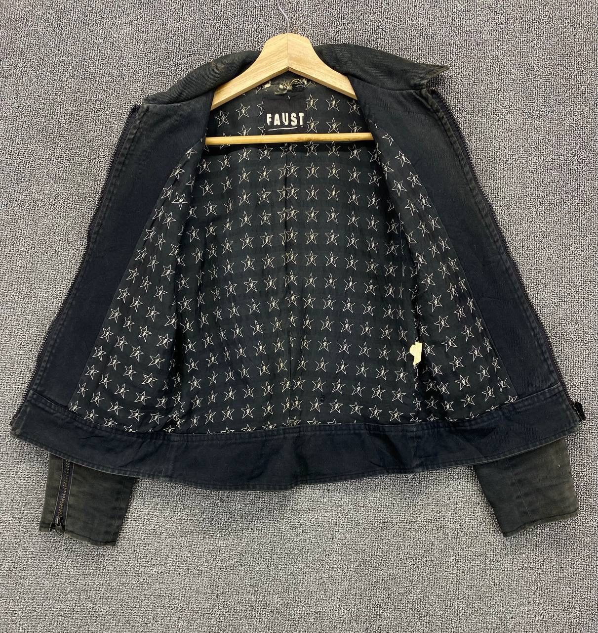 Japanese Brand Vintage Faust Poem Punk Style Denim Jacket Size S / US 4 / IT 40 - 11 Thumbnail