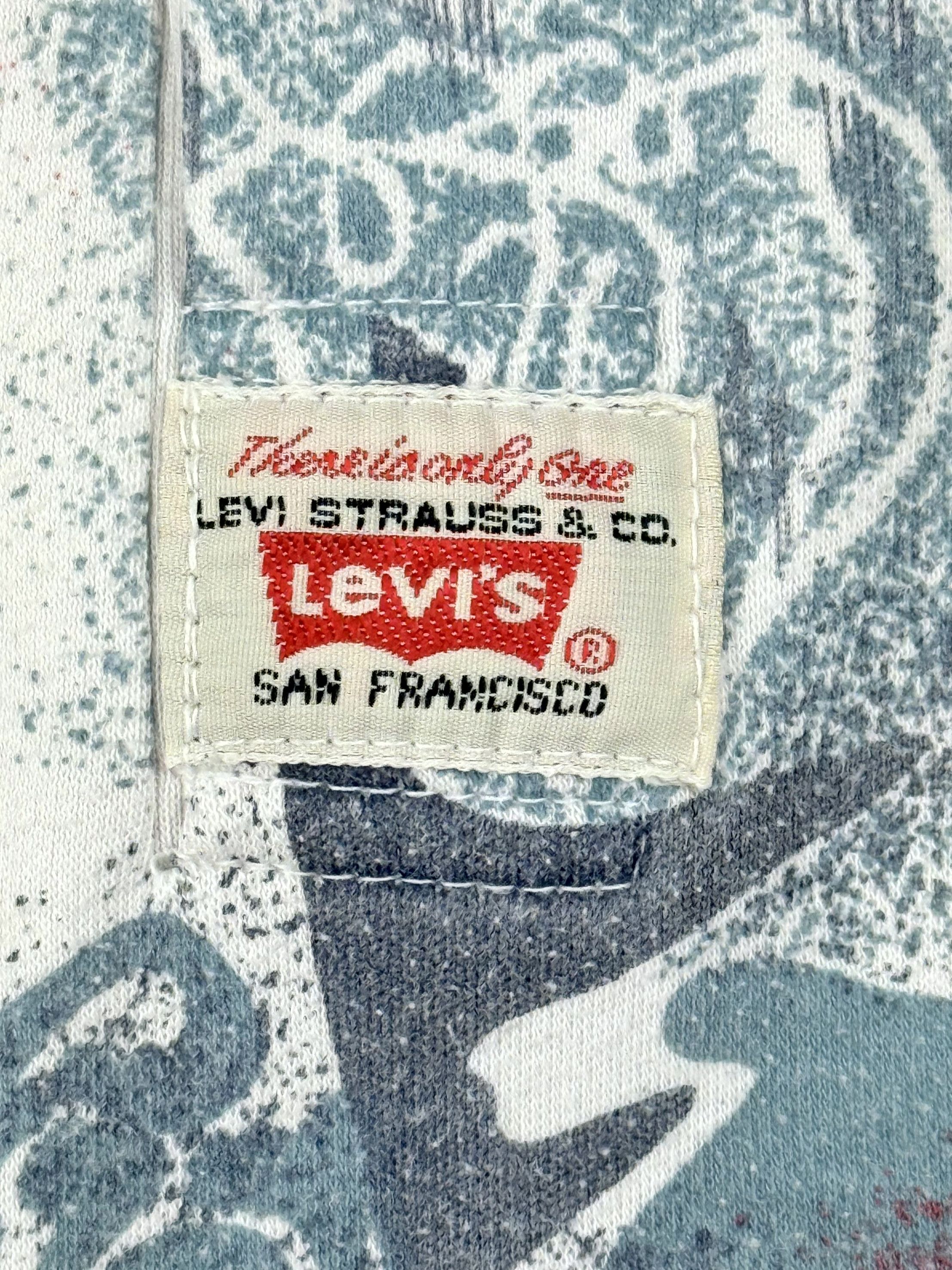 Levi's Vintage Levi’s USA Made Abstract Logo Oversized Polo Shirt Size US XL / EU 56 / 4 - 6 Thumbnail
