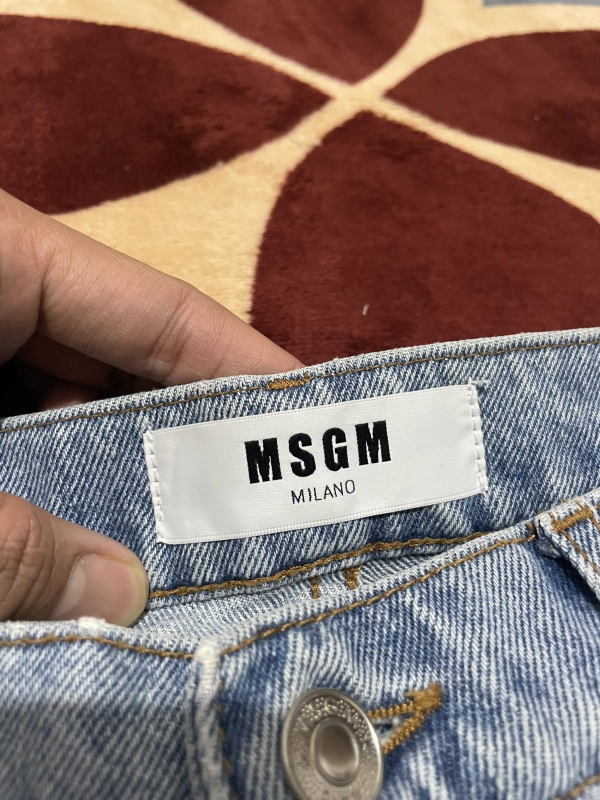 MSGM MSGM MILANO DENIM FADED DISTRESSED Size US 31 - 6 Thumbnail