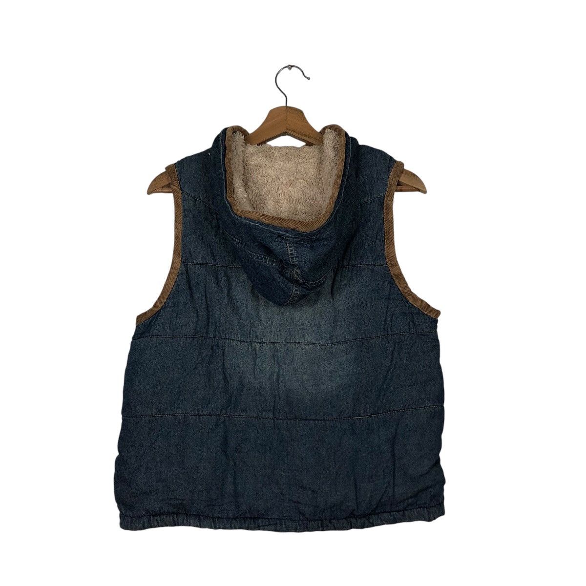 Hysteric Glamour 📌Vintage Biker Denim Vest Hoodie Multi Pocket Size US M / EU 48-50 / 2 - 9 Thumbnail