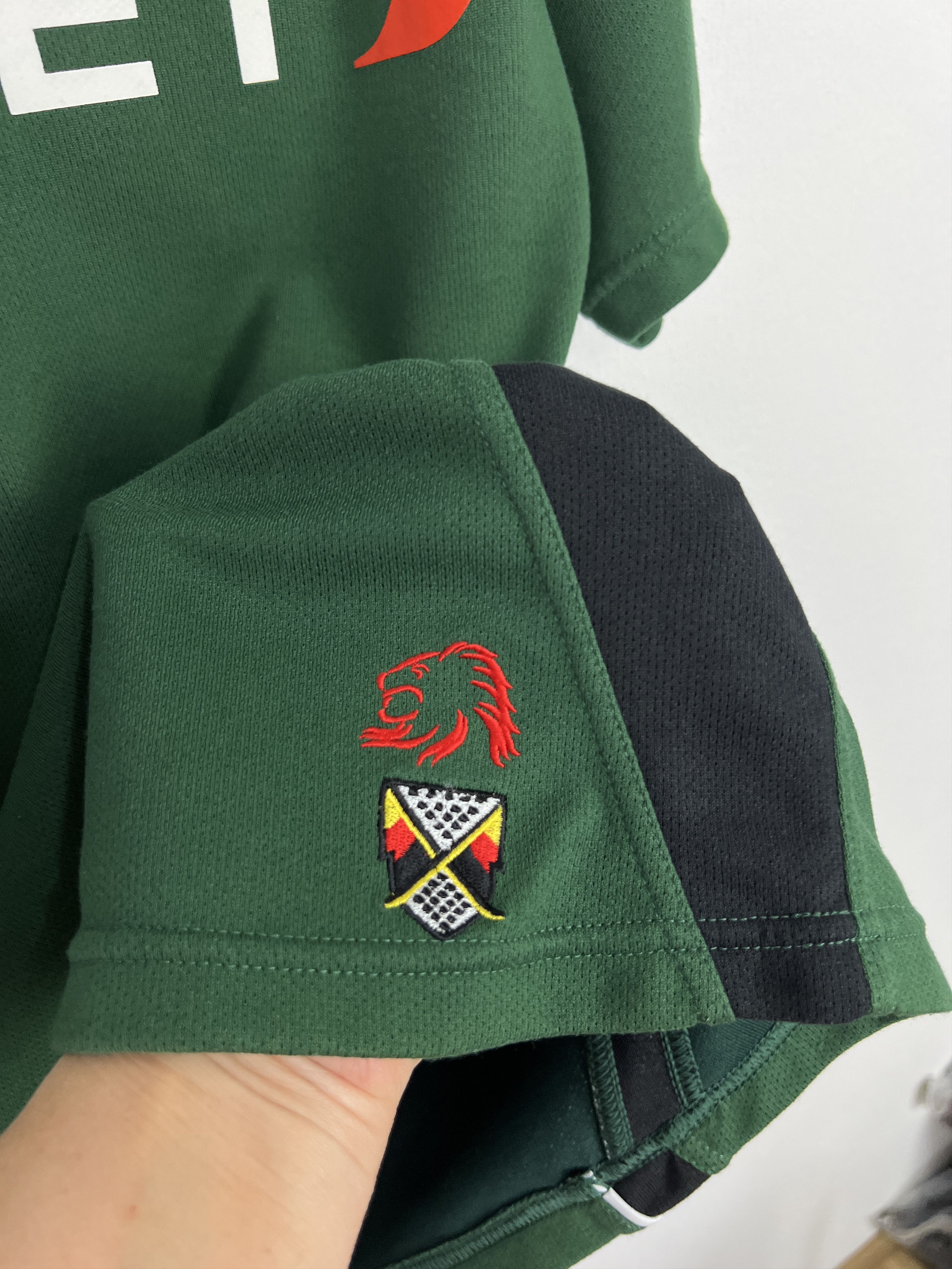 Vintage London Irish Cityjet Rugby Union Green Jersey Mens Size US XXL / EU 58 / 5 - 7 Thumbnail