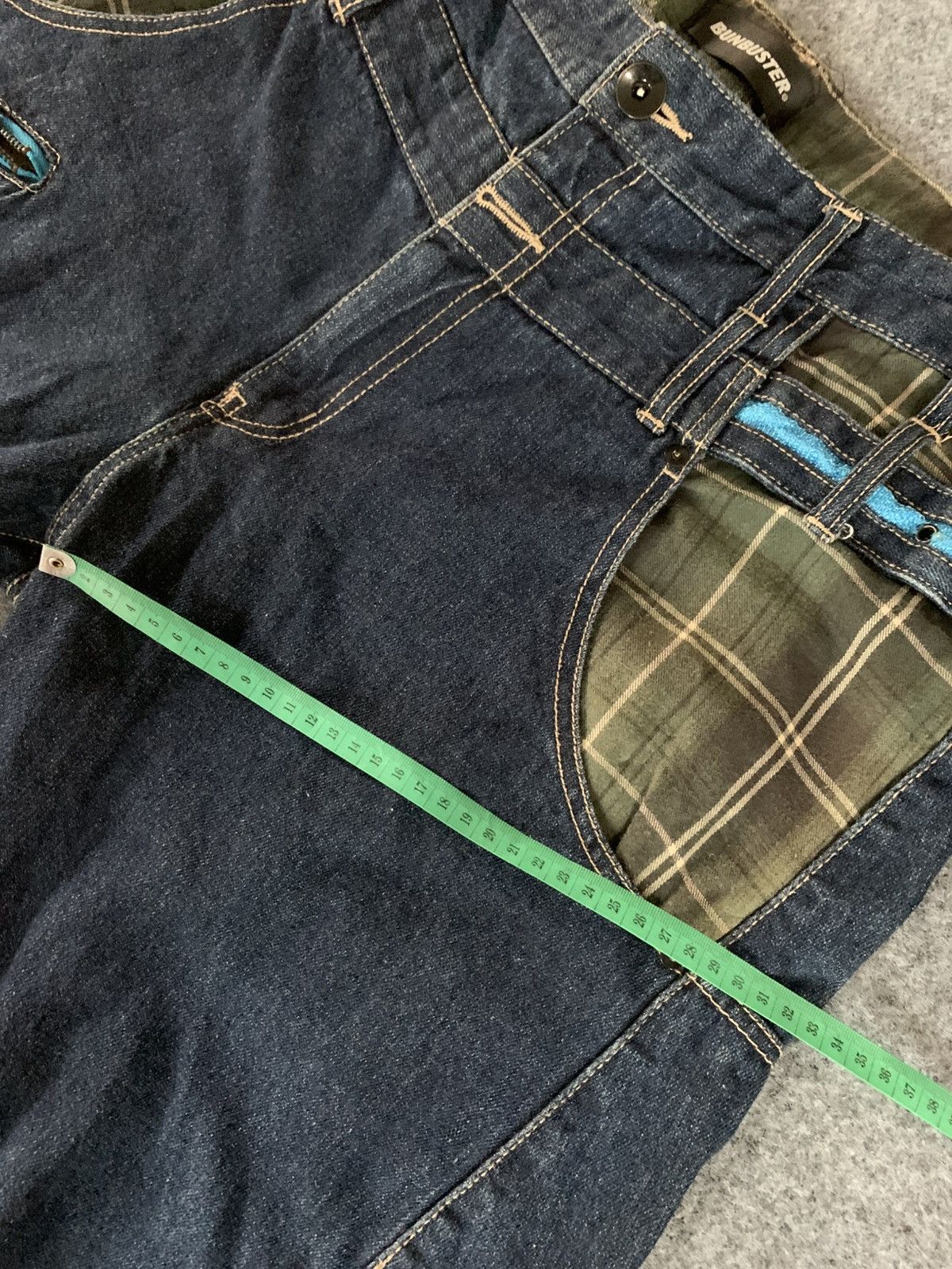 Japanese Brand Vintage Bunbuster Denim Size US 36 / EU 52 - 10 Thumbnail
