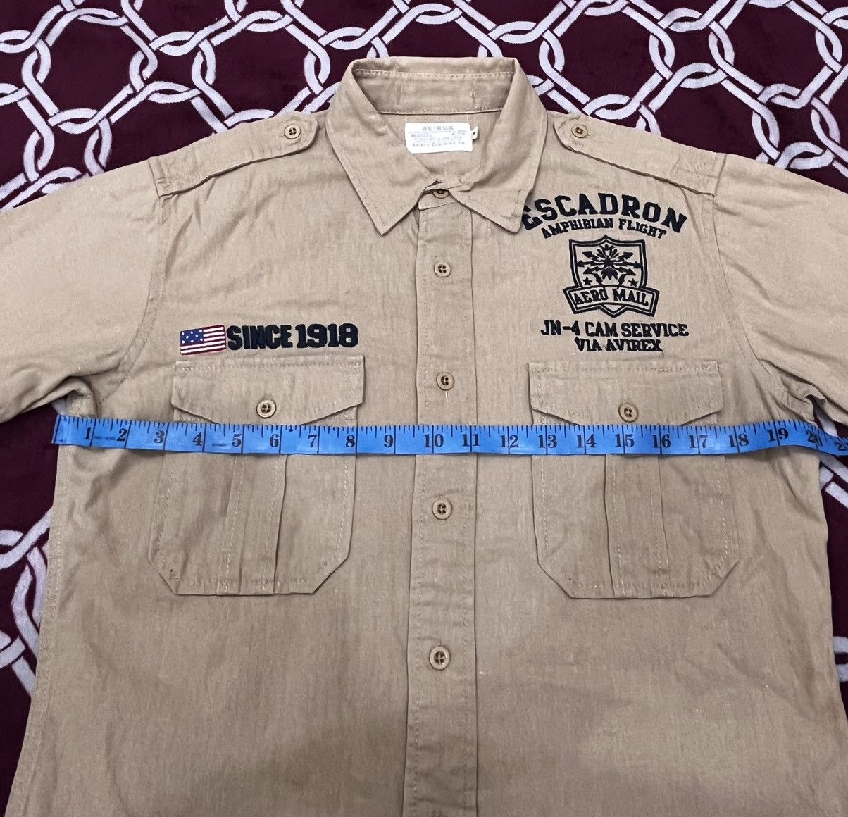 Avirex Avirex Escadron Amphibian Flight Workwear Shirt Size US M / EU 48-50 / 2 - 18 Thumbnail