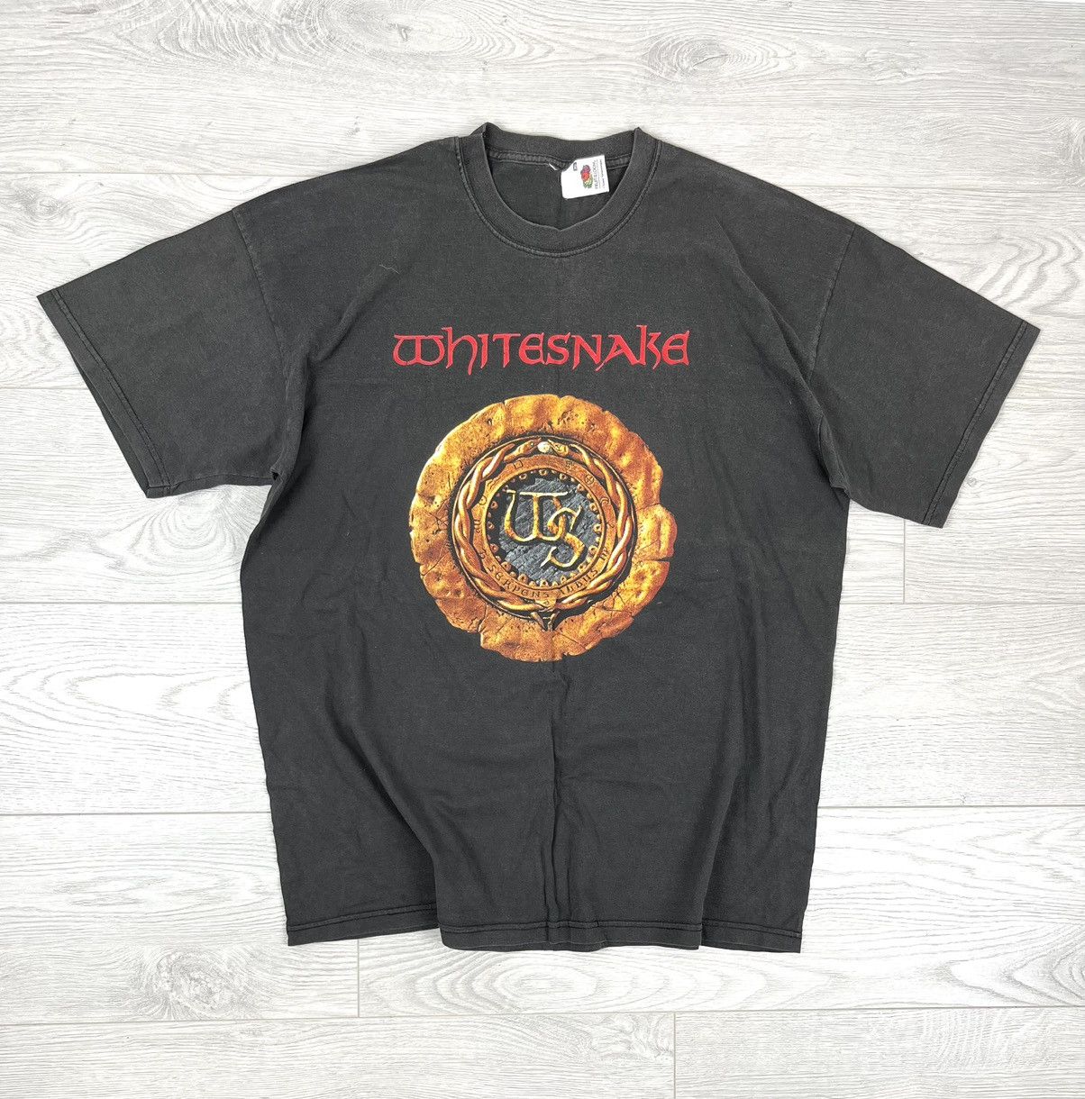 Band Tees × Vintage Whitesnake Vintage 2004 Tour T Shirt Size US XL / EU 56 / 4 - 1 Thumbnail