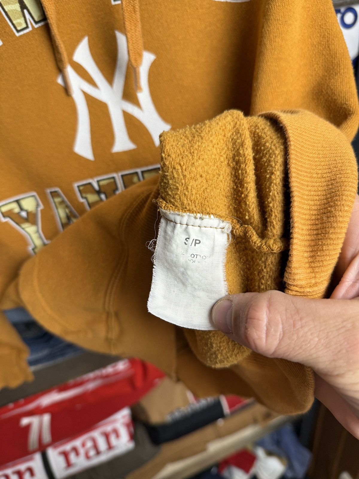 New York Yankees × Vintage Vintage New York Yankees Hoodie Sweatshirt Baby Blue Size US M / EU 48-50 / 2 - 7 Thumbnail