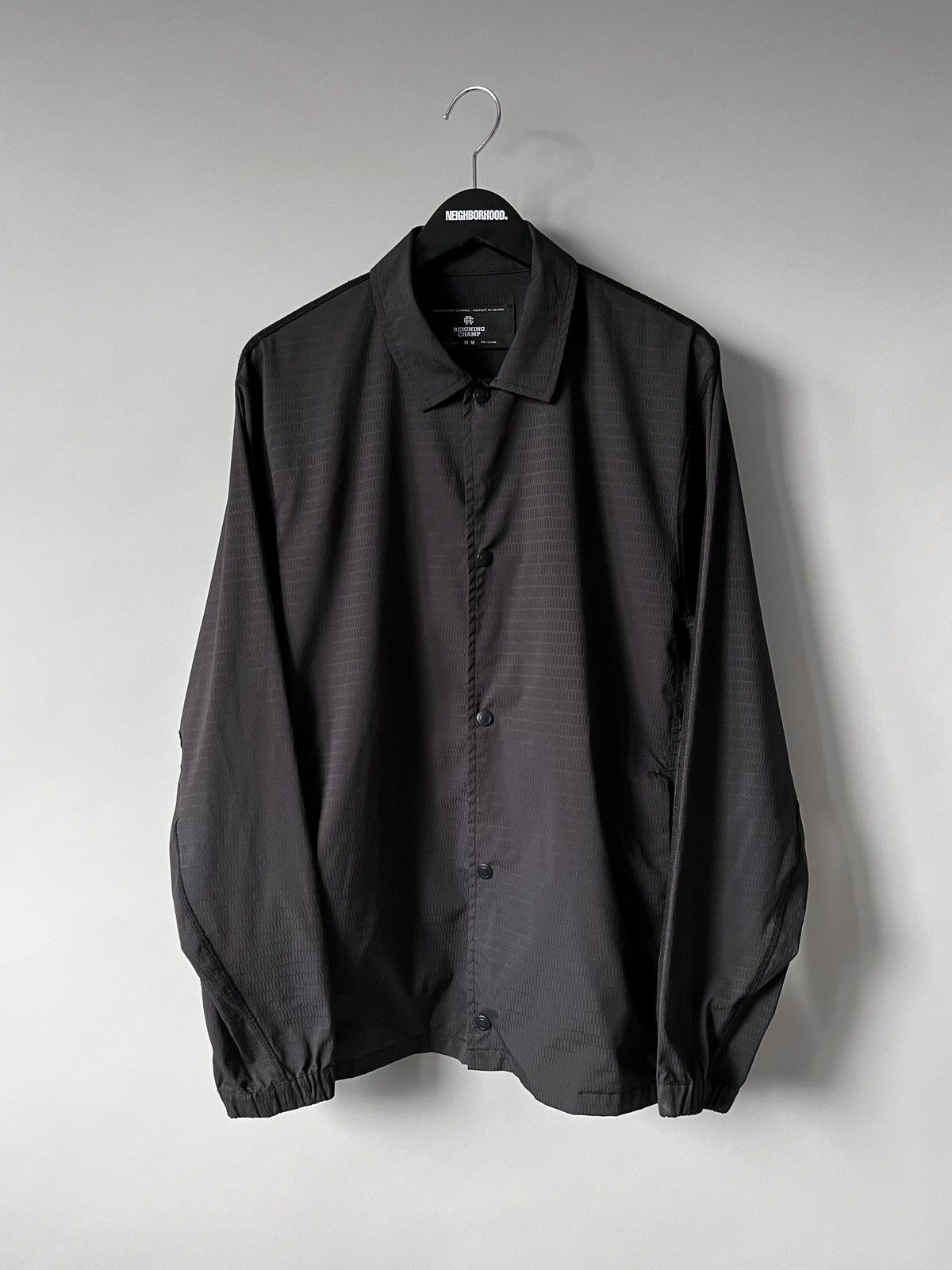 Reigning Champ Reigning Champ Black Snap Collared Coach’s Jacket Size US M / EU 48-50 / 2 - 1 Thumbnail