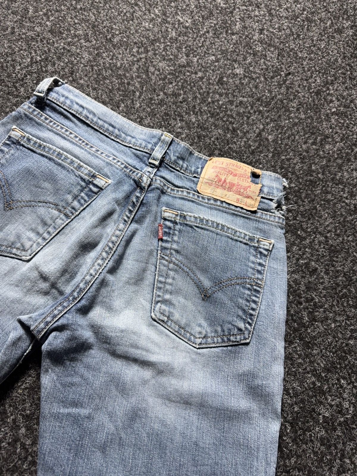 Levi's Levi’s 529 Distressed Western USA Y2K Flare Bootcut Jeans Size 28" / US 6 / IT 42 - 18 Thumbnail