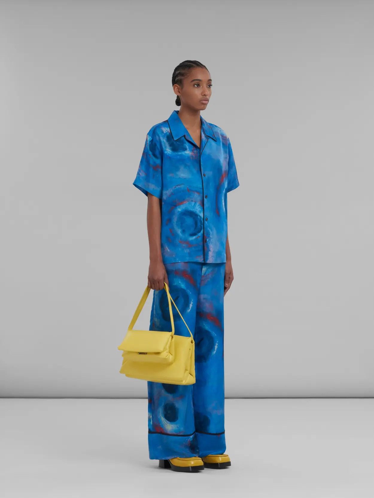 Marni o1srvl11e0624 Trousers in Blue Size 28" / US 6 / IT 42 - 4 Thumbnail