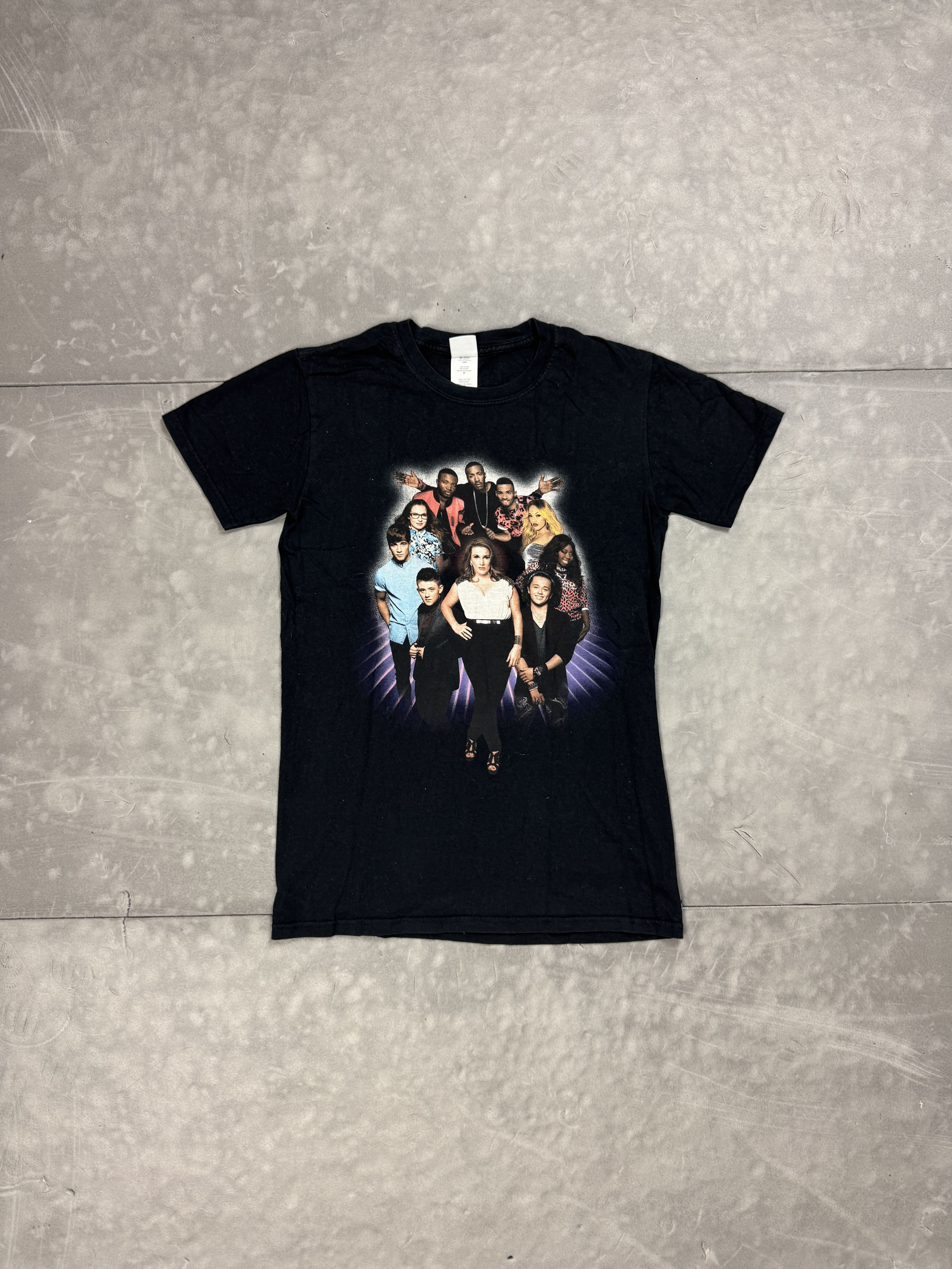 Gildan X Factor 2014 Washed Graphic T-Shirt (S) retro vintage print Size S / US 4 / IT 40 - 1 Thumbnail